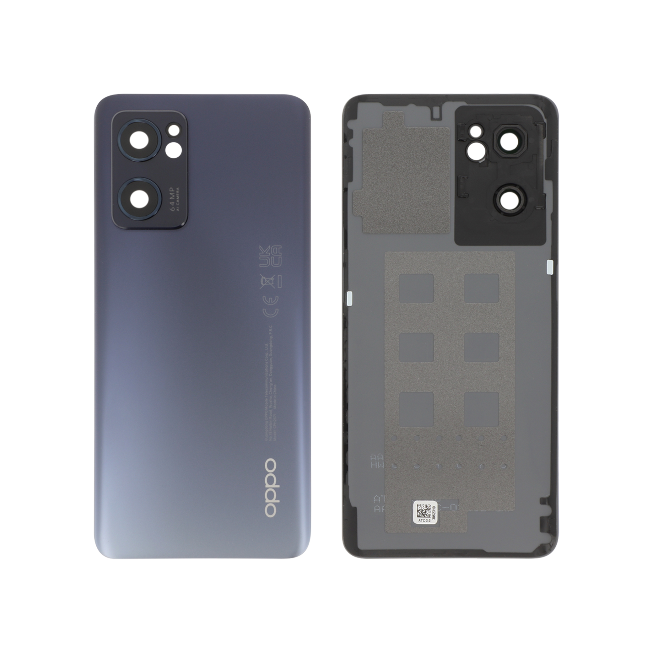 Capac spate Black Oppo Find X5 Lite / Reno7 5G Service Pack