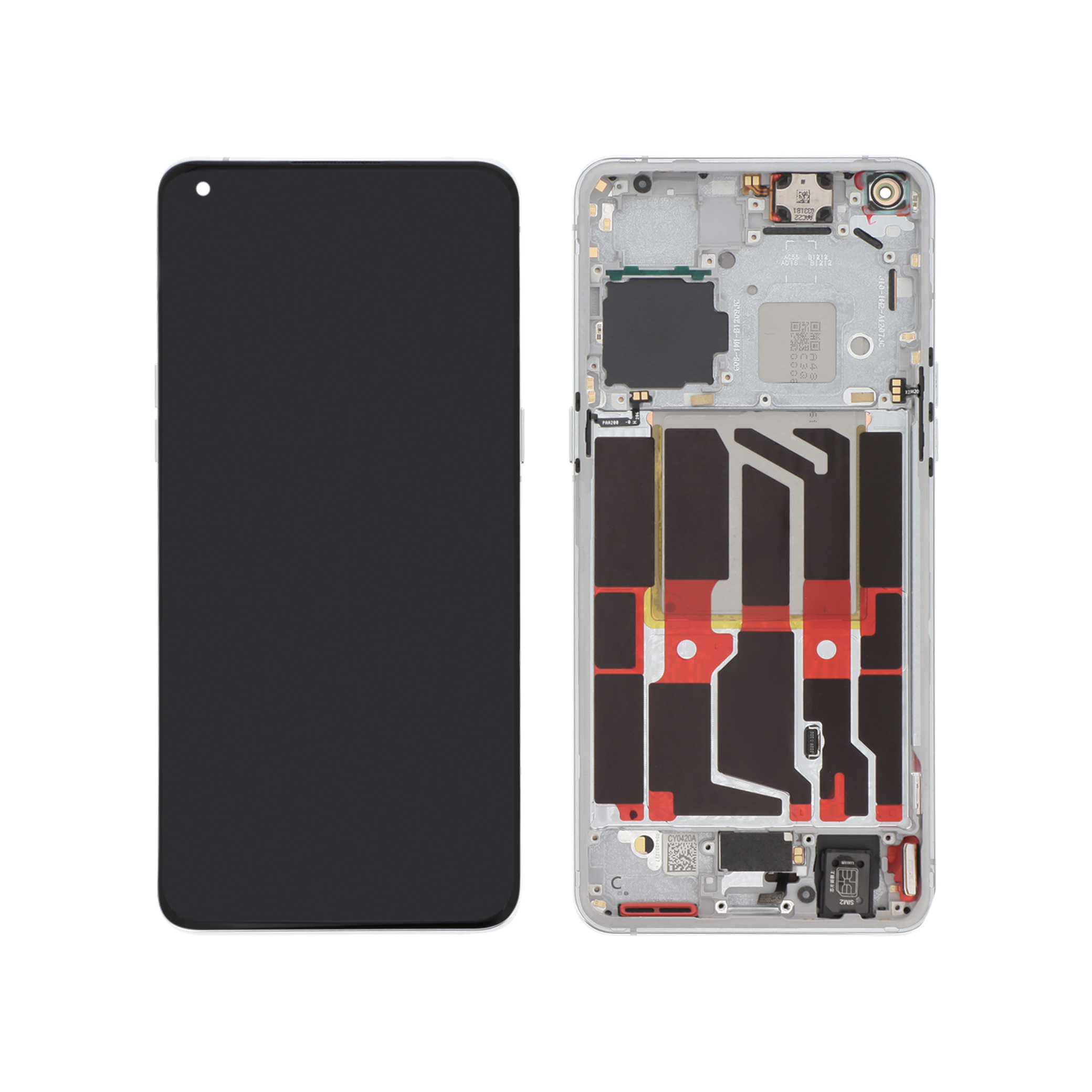 Display complet Oppo Find X5 Pro Alb Service Pack