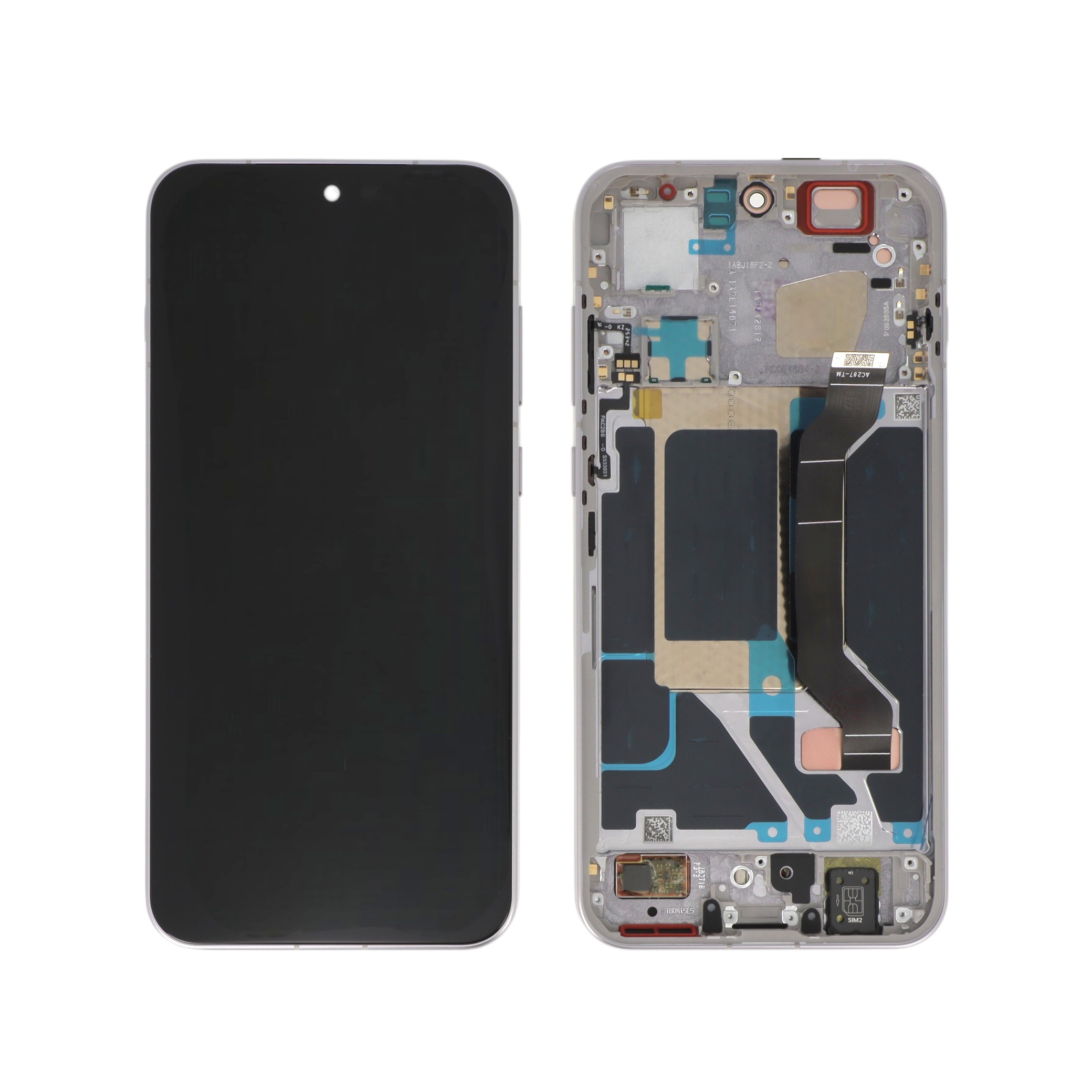 Display complet cu ramă Oppo Find X9 Gri Reconditionat