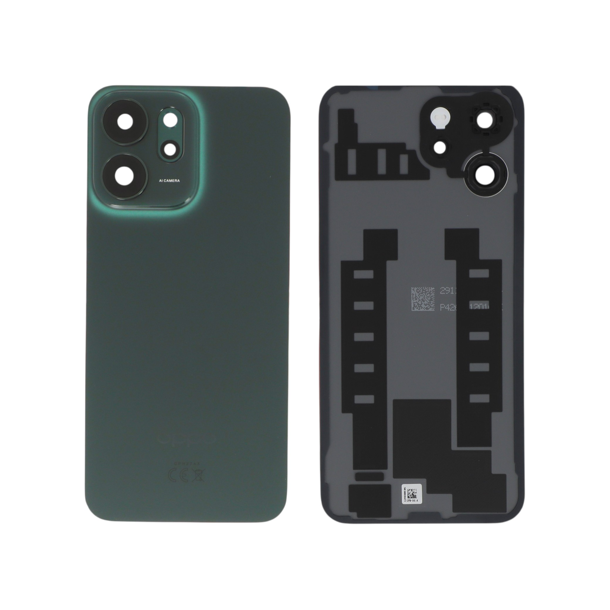 Capac spate Emerald Green Oppo Reno14 F 5G Service Pack