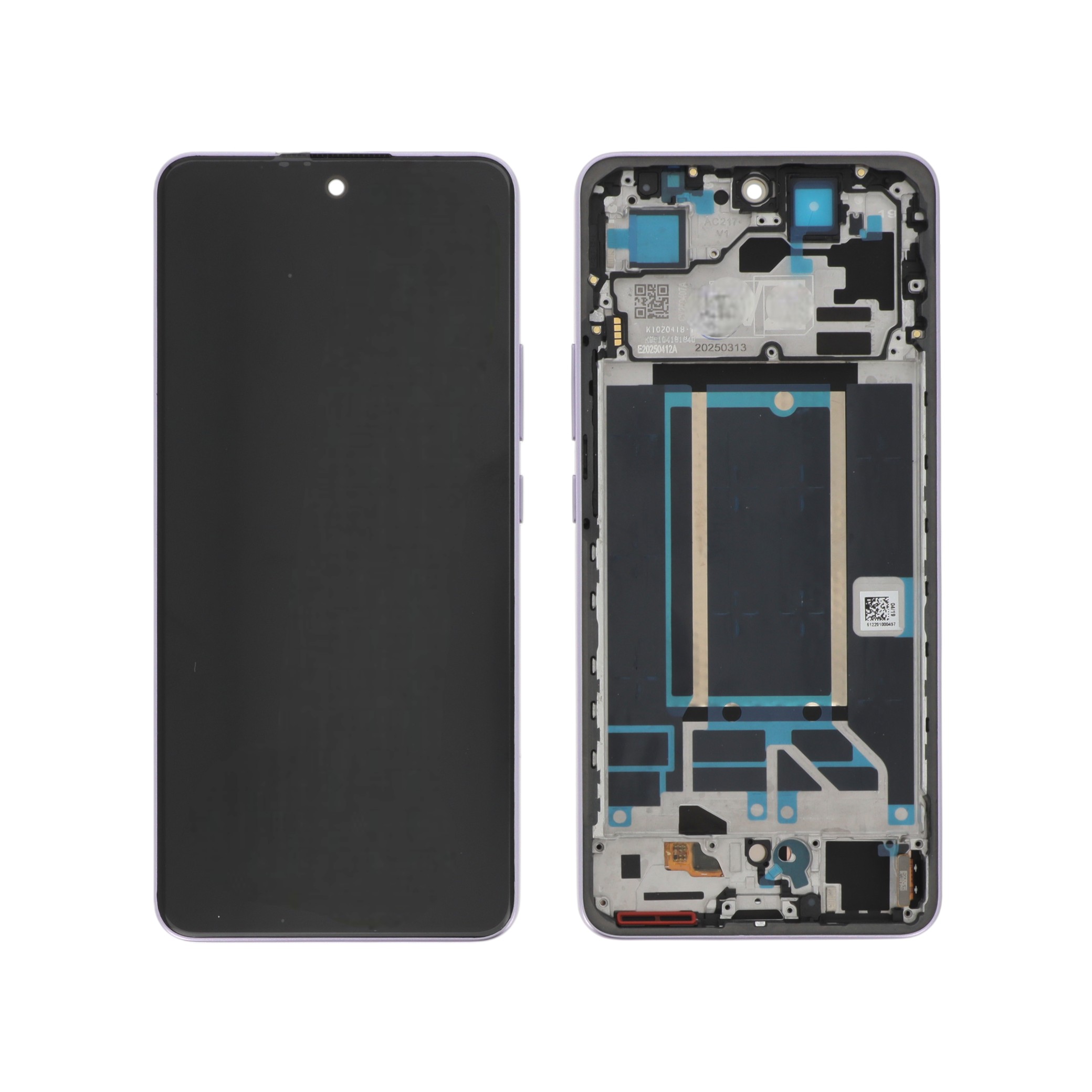 Display complet cu ramă Reconditionat OPPO Reno13 FS 5G / Reno13 F 4G/5G, Butterfly Violet