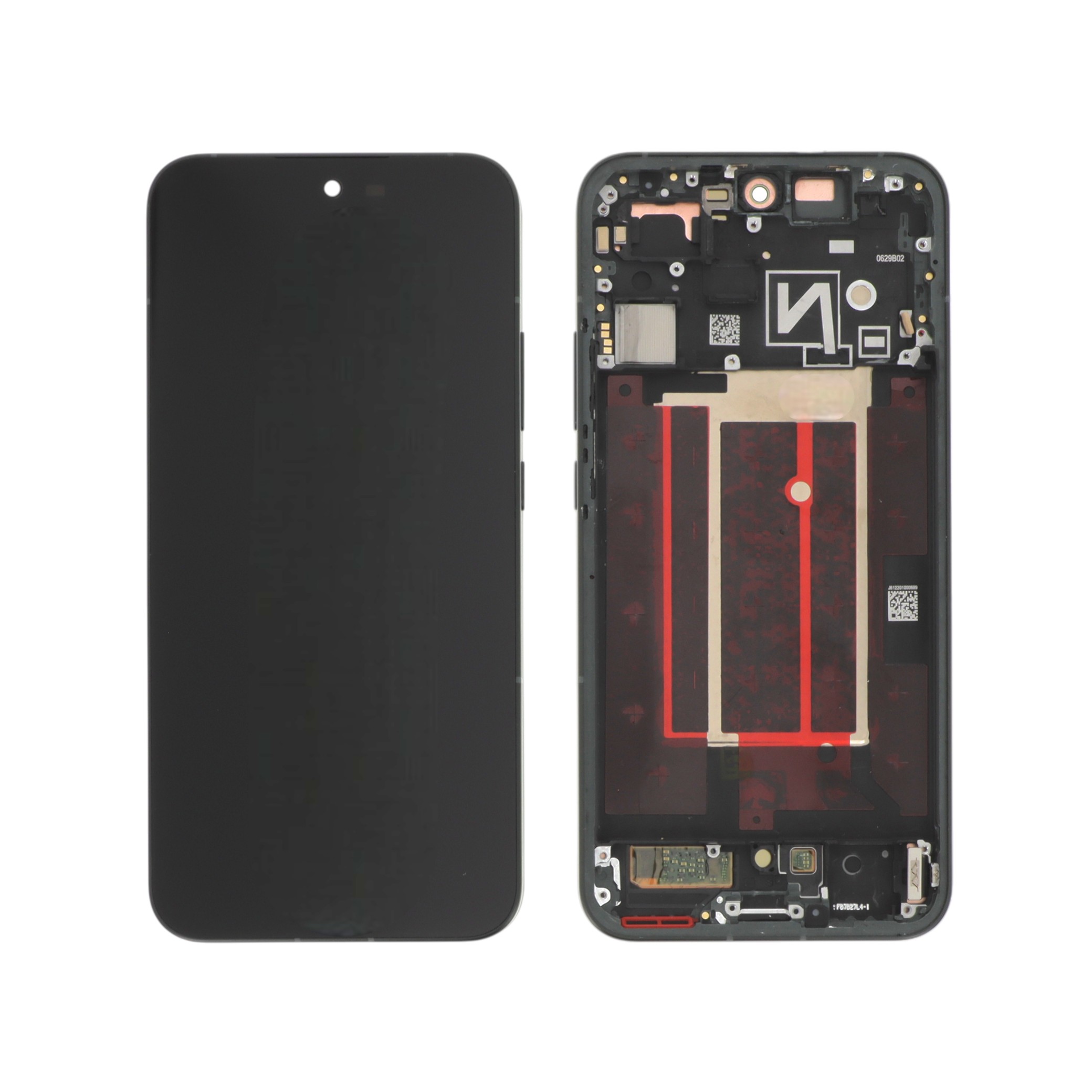 Display complet cu ramă Reconditionat Emerald Green Oppo Reno14 5G