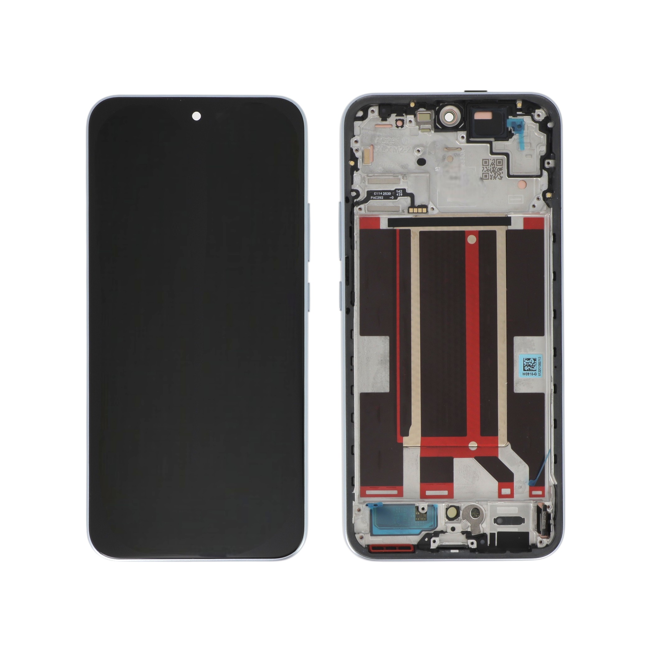 Display complet cu ramă Oppo Reno14 F 5G Opal Blue Reconditionat