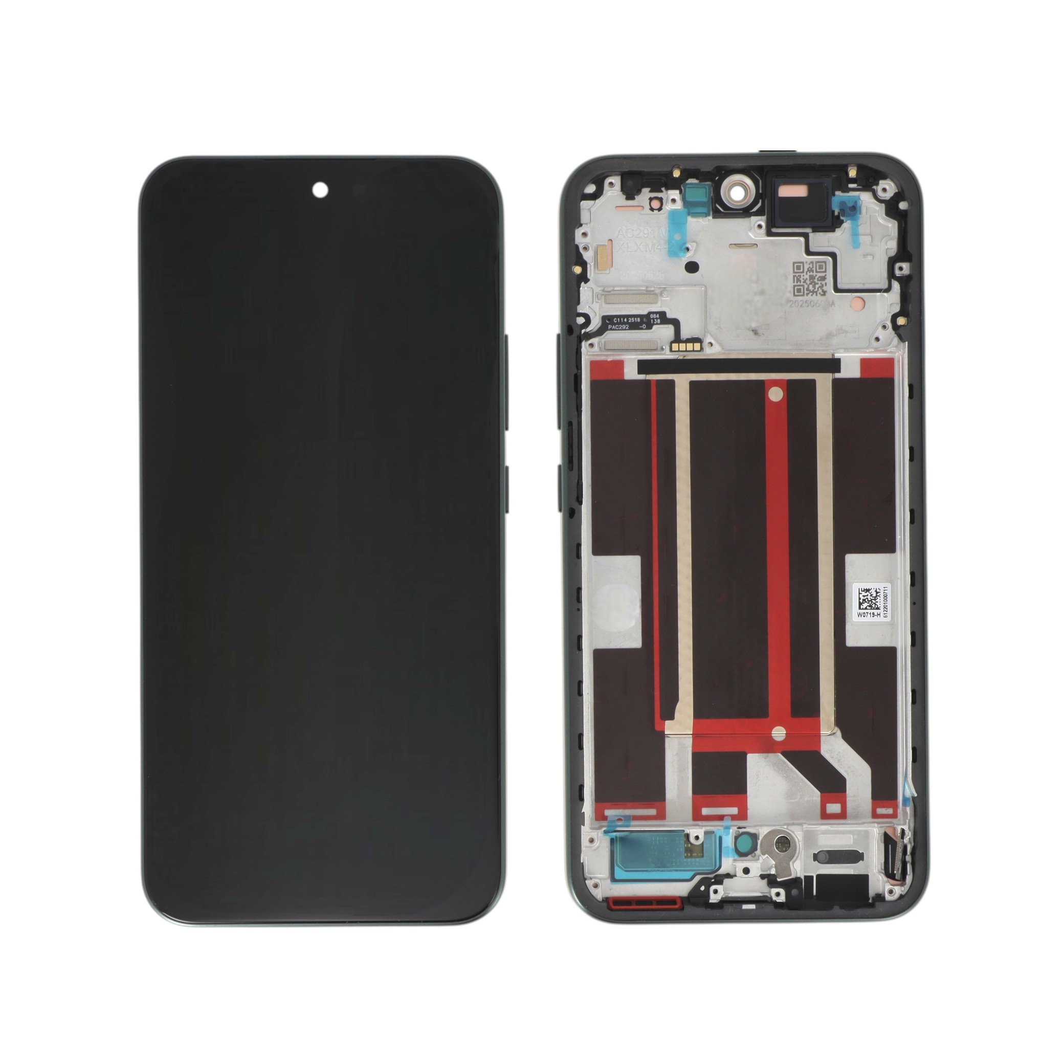 Display complet cu rama Oppo Reno14 F 5G Emerald Green Reconditionat