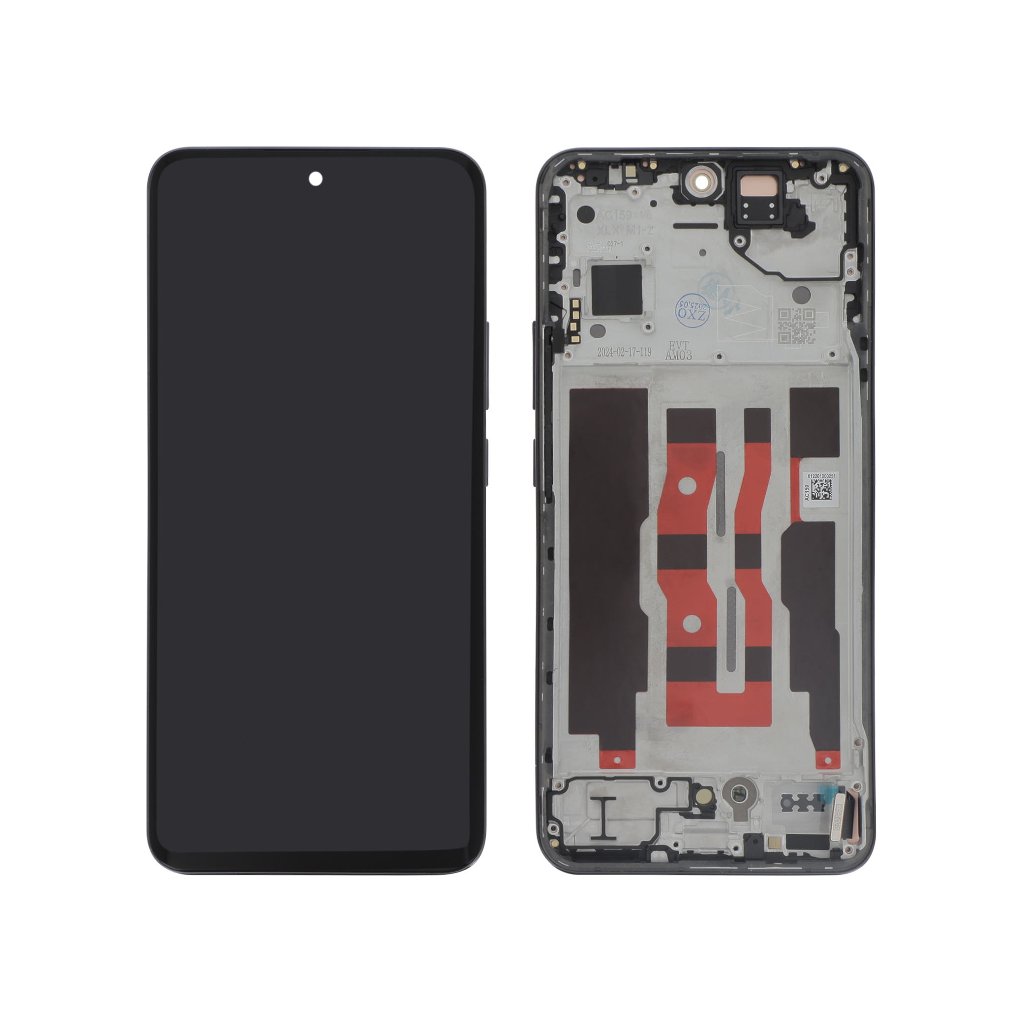 Display complet Reconditionat Oppo Reno12 5G Negru