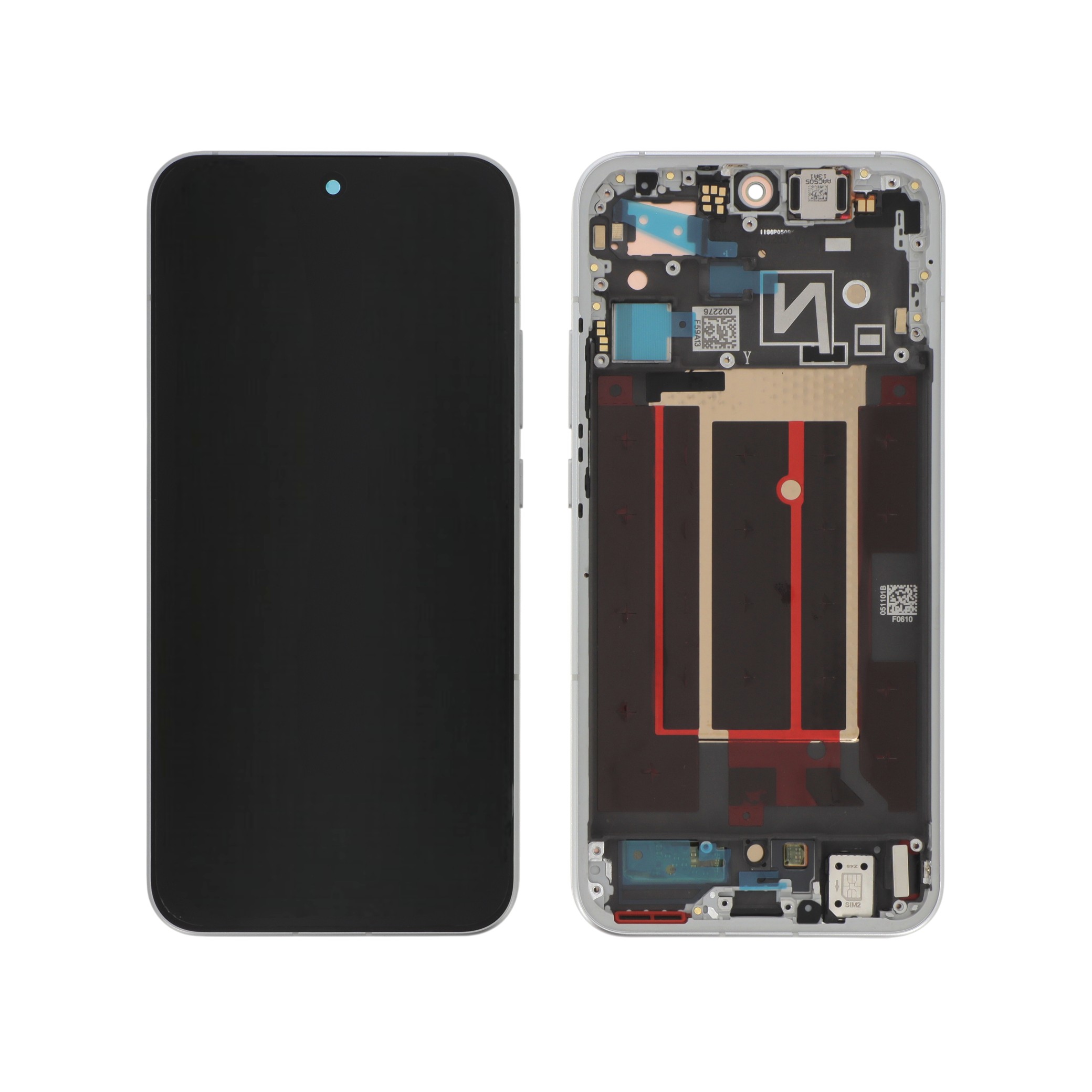 Display complet Oppo Reno14 5G White Opal Service Pack
