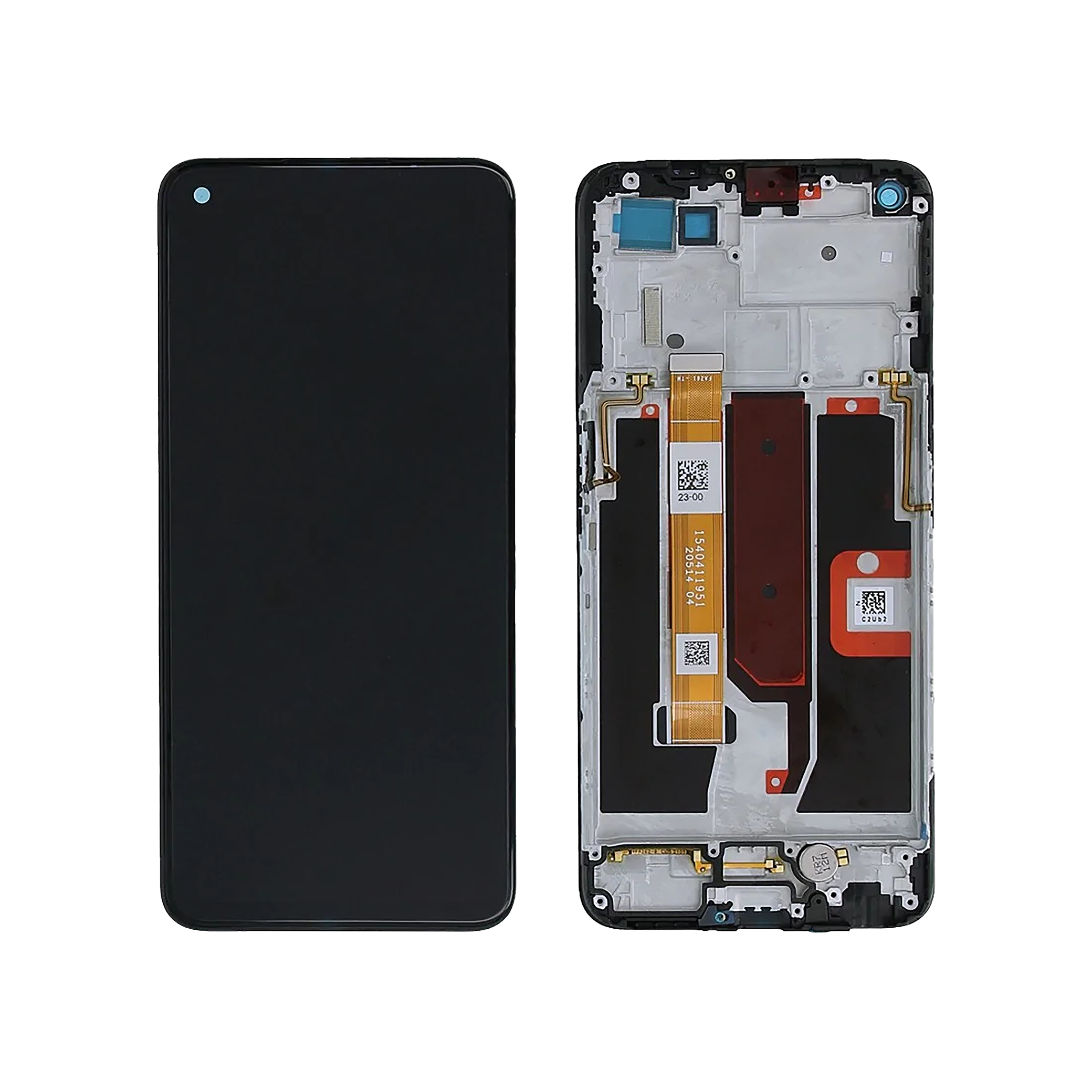 Display complet Oppo A74 5G / A54 5G Negru Service Pack
