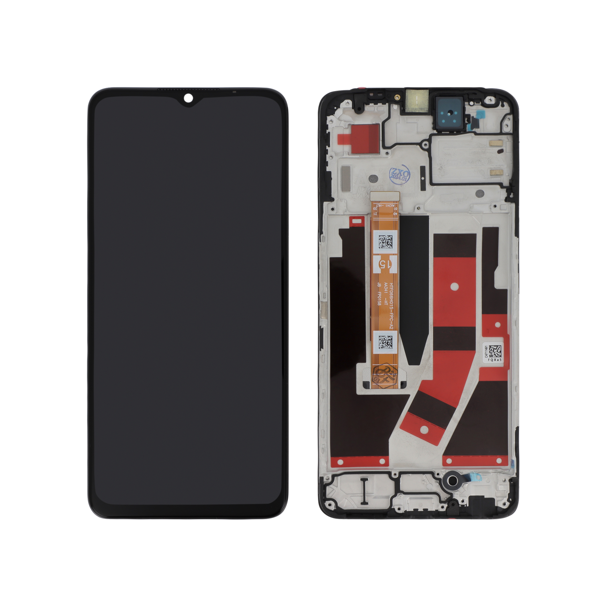 Display complet OLED cu ramă Oppo A77 5G Compatibil