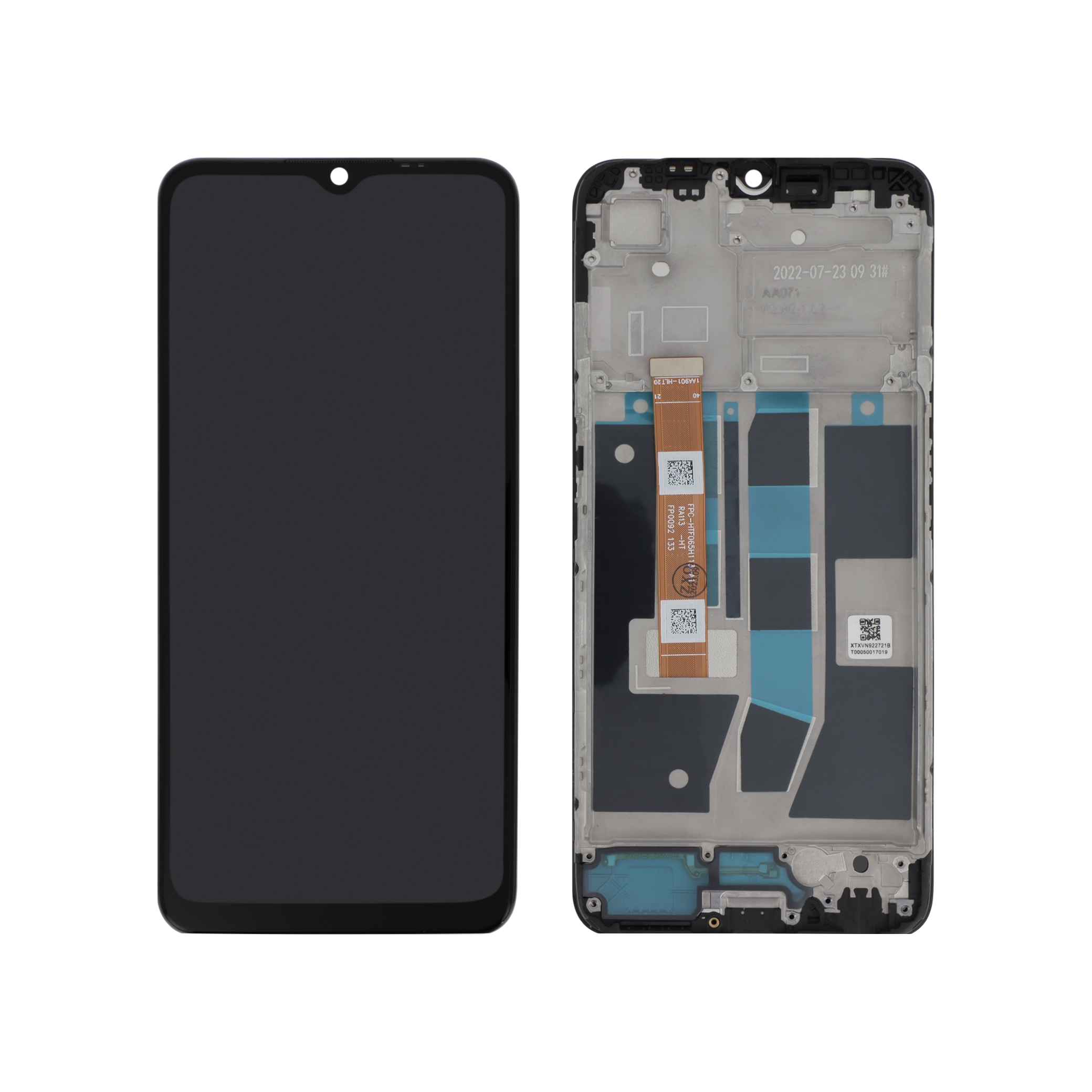 Display complet Oppo A16s (CPH2271) Negru Service Pack