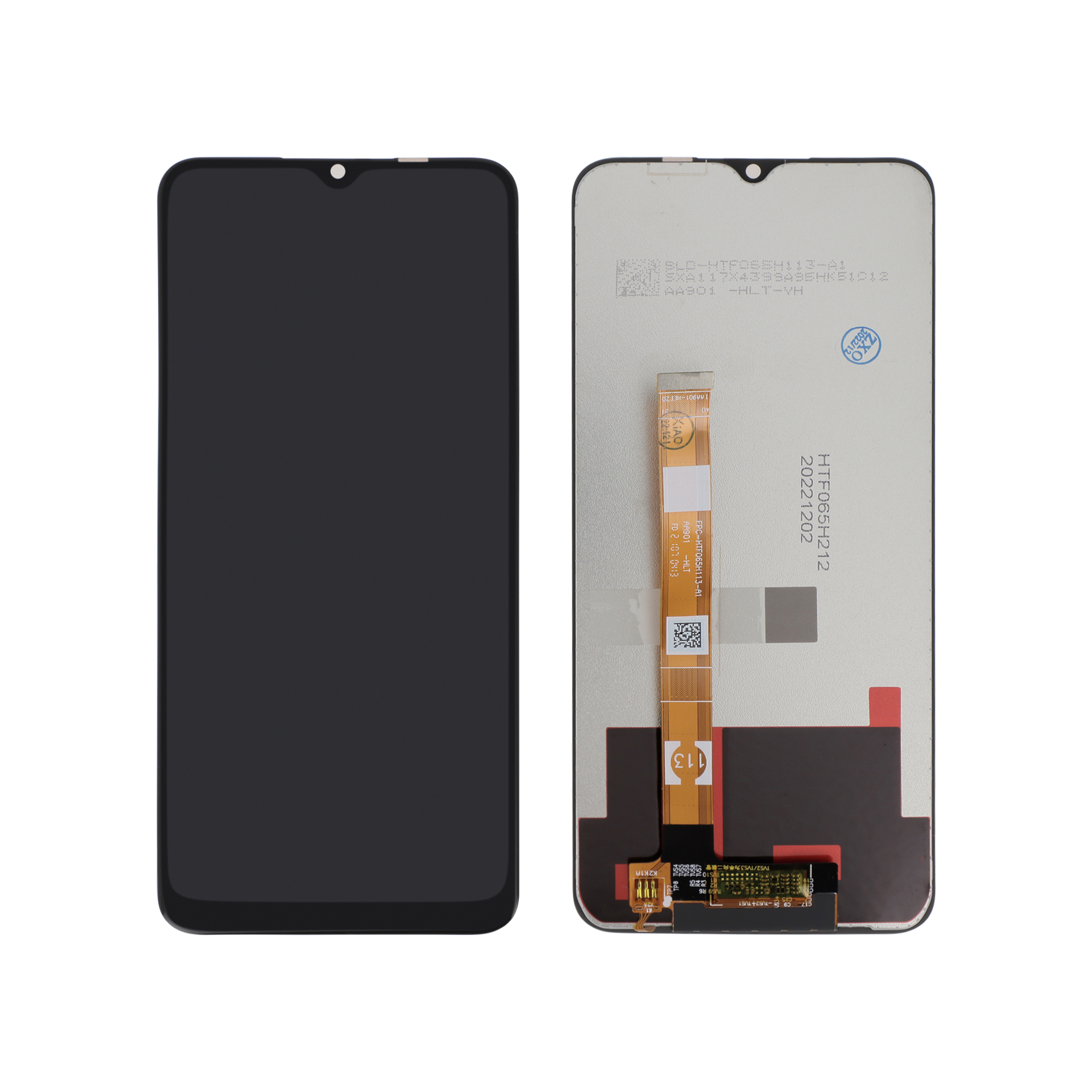 Display complet Reconditionat Black Oppo A16 / A16s