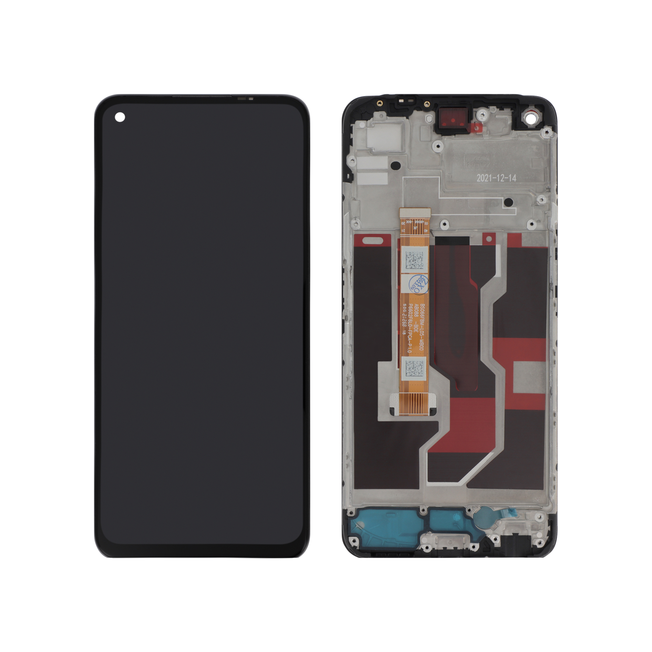 Display complet Oppo A96 Negru Service Pack