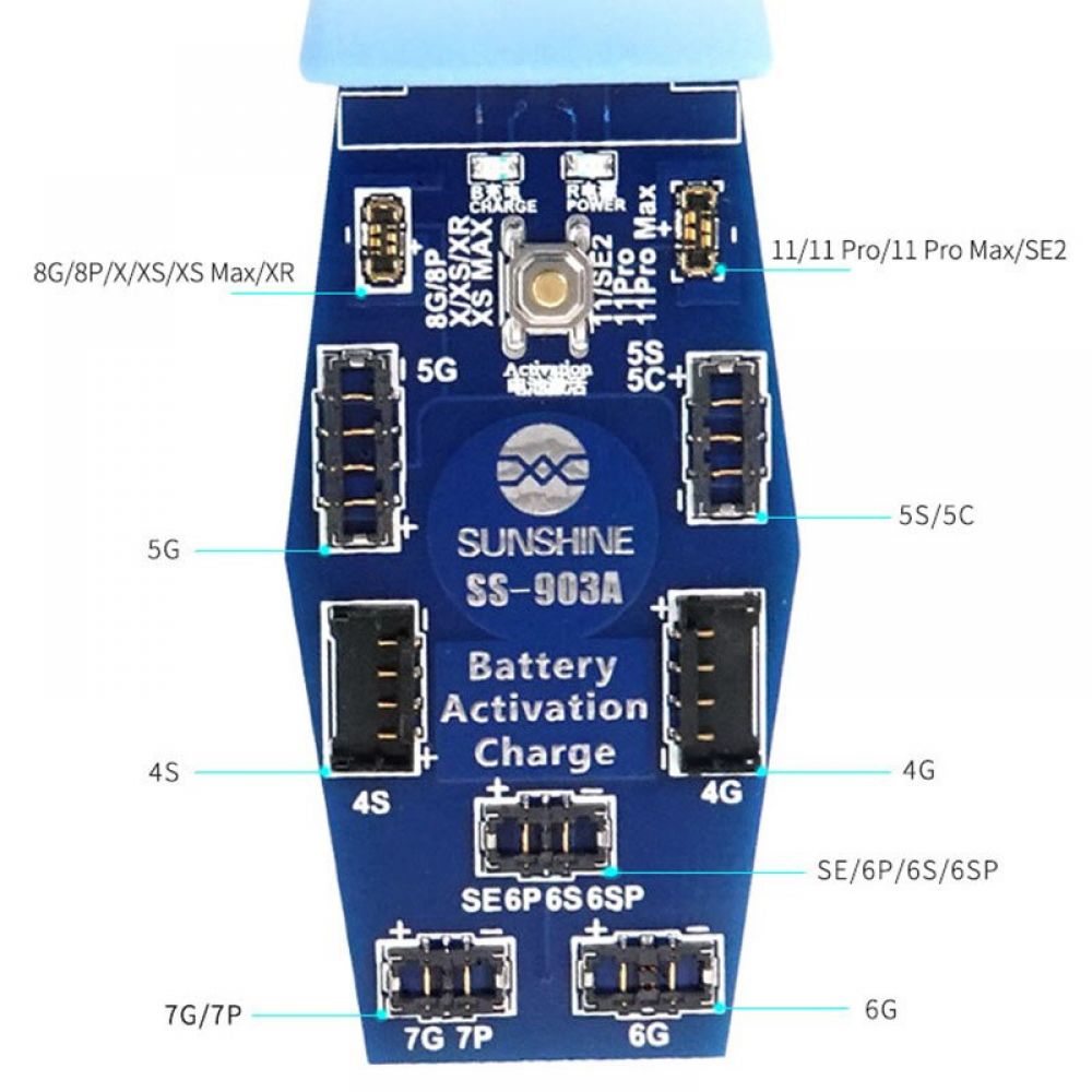 Modul incarcare si activare baterie telefon Apple iPhone 4 pana la 11 Pro Max, SUNSHINE SS-903A