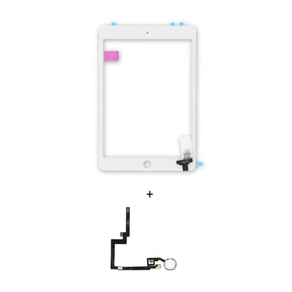 Touchscreen compatibil cu tableta Apple iPad mini 3 A1599, A1600, A1601 - Alb