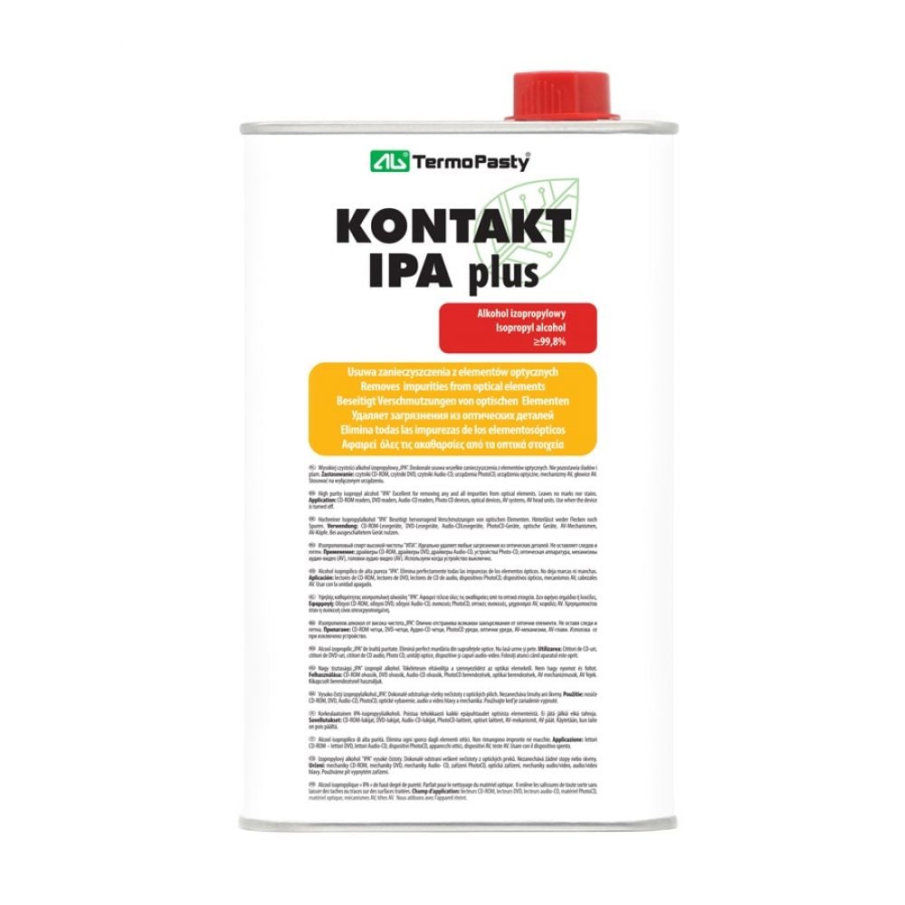 Alcool Izopropilic Kontakt de inalta puritate 99.8%, 1 litru
