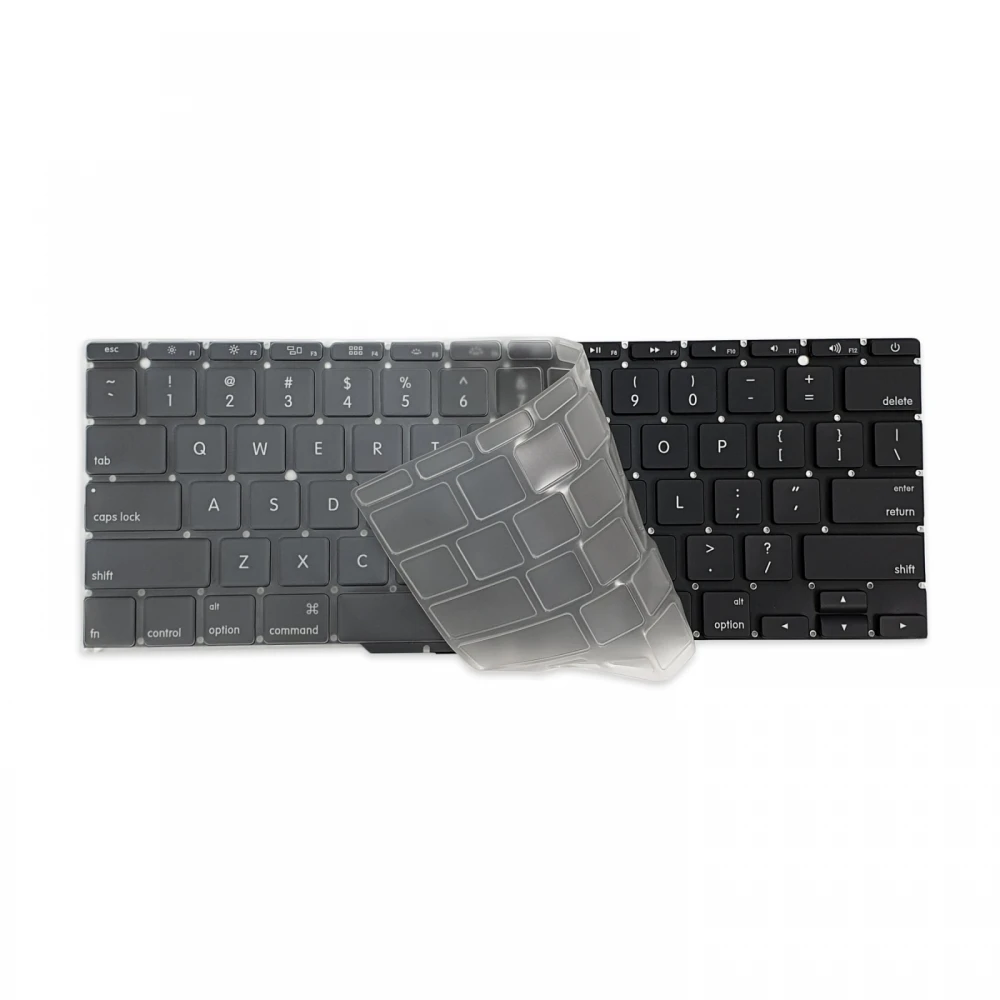 Folie de protectie pentru tastatura MacBook Air A1370 A1465, Transparenta, Layout US
