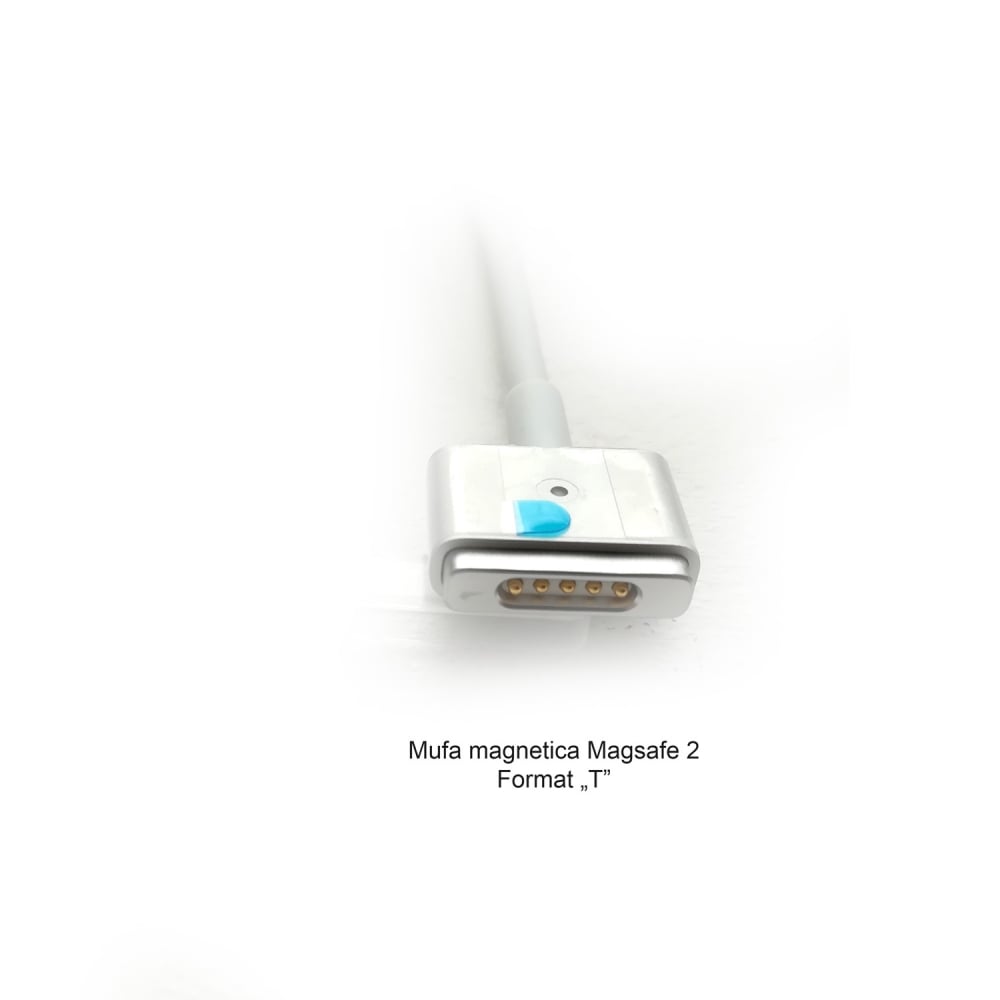 Cablu magnetic tip T Incarcator MagSafe 2 de 85W, Replacement