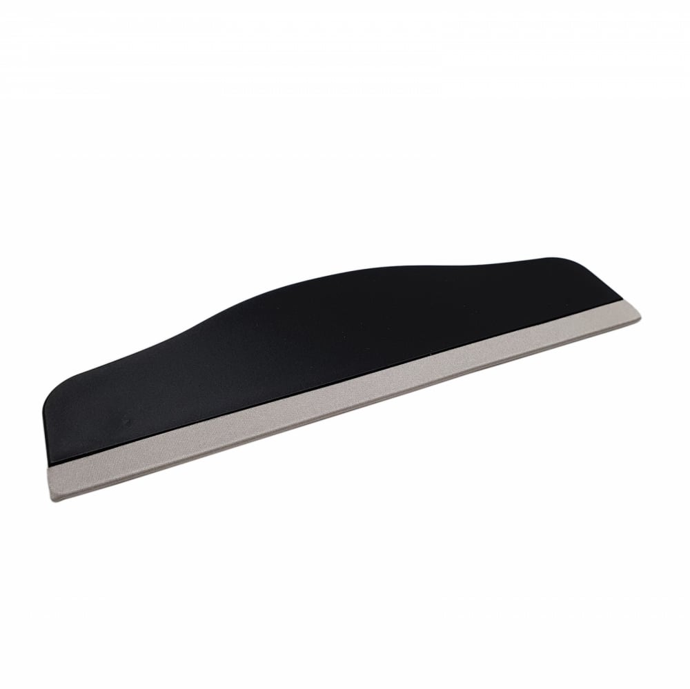 Spatula din plastic si material textil pentru aplicat folii de protectie, 17.6 cm, negru