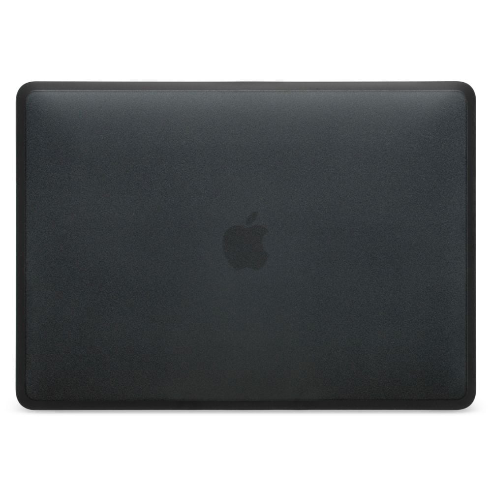 Carcasa de protectie Soft Edges pentru MacBook Pro M1 M2 14-inch A2442, A2779 - Negru-Transparent
