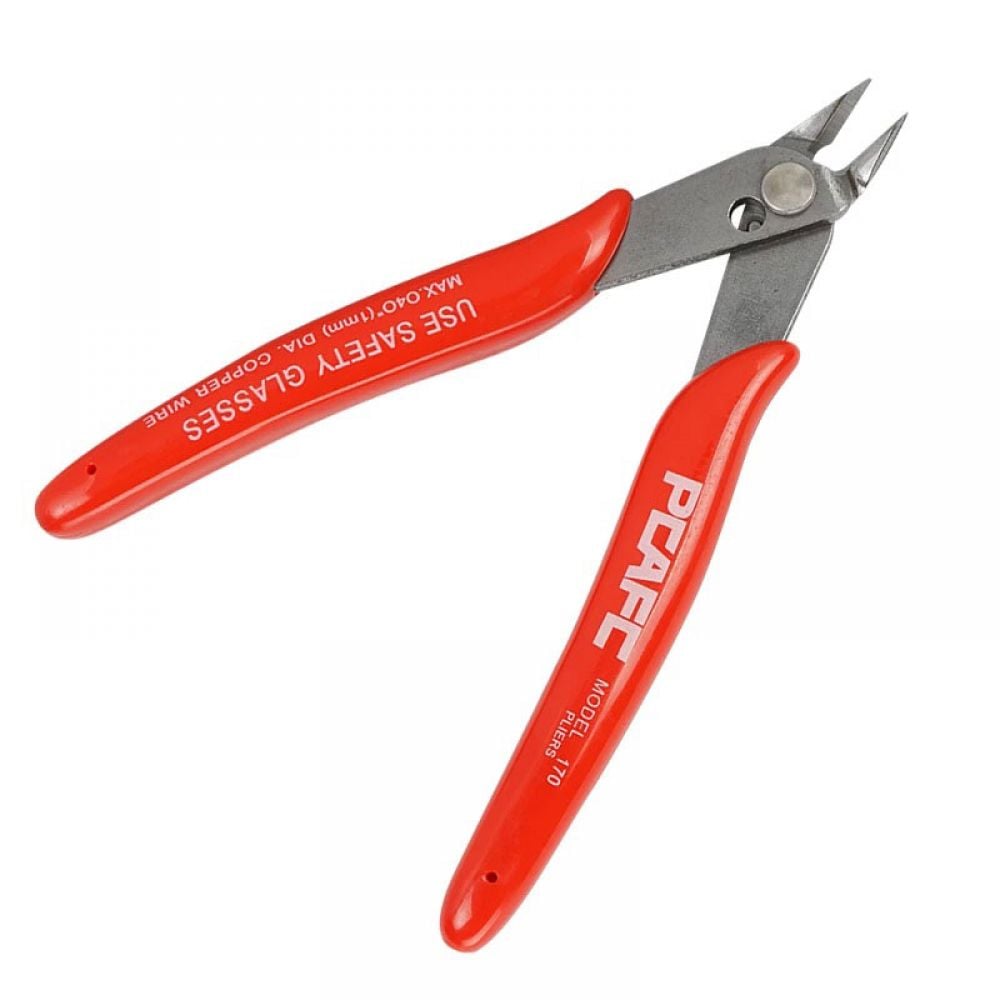 Cleste Premium cu cioc in unghi de 45 grade Plato Model 170 - Rosu