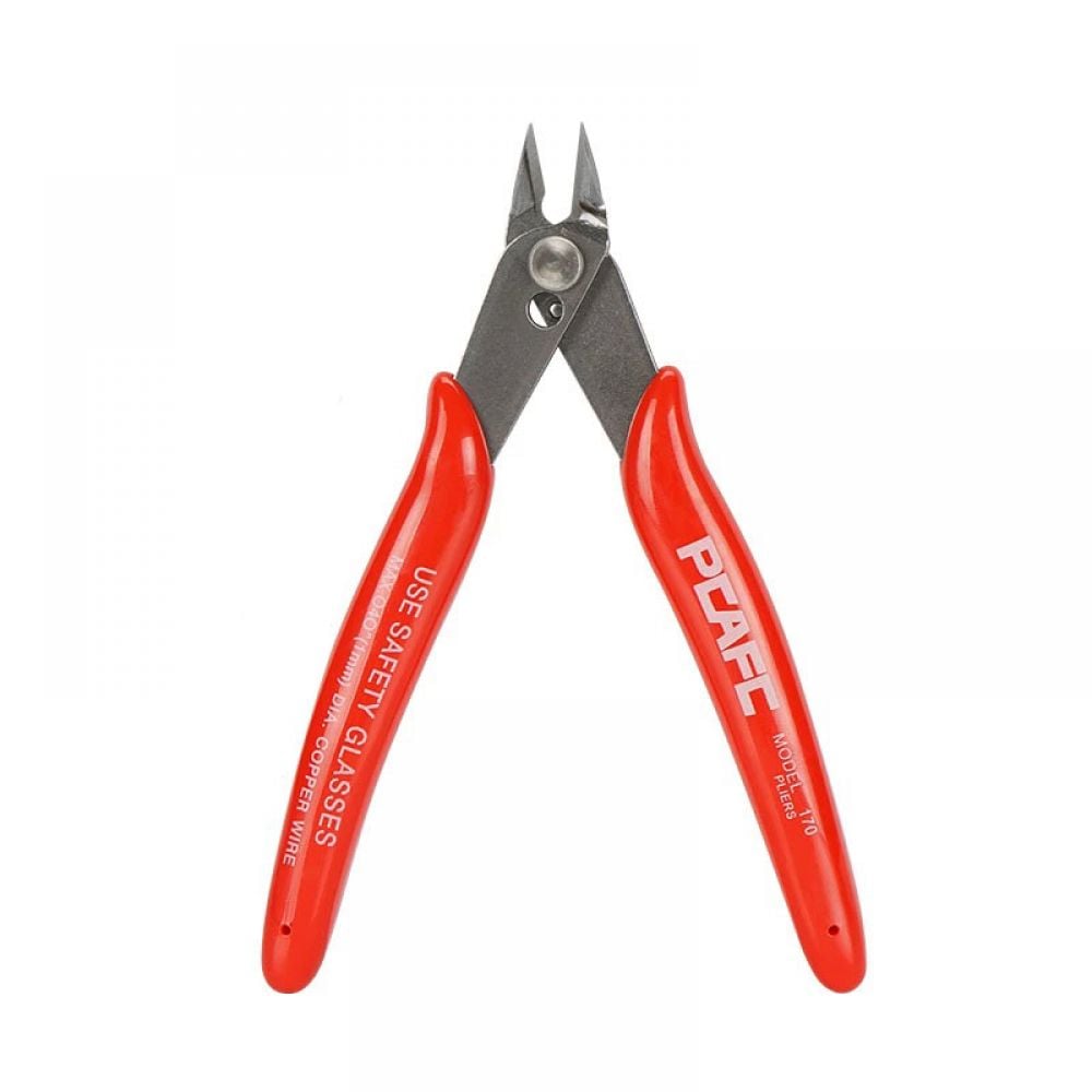 Cleste Premium cu cioc in unghi de 45 grade Plato Model 170 - Rosu