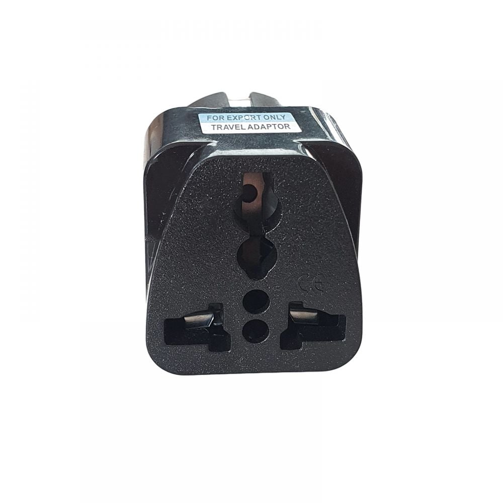 Adaptor priza calatorii, la retea 240V de la UK USA la EU Schuko, 250V 10 - Negru