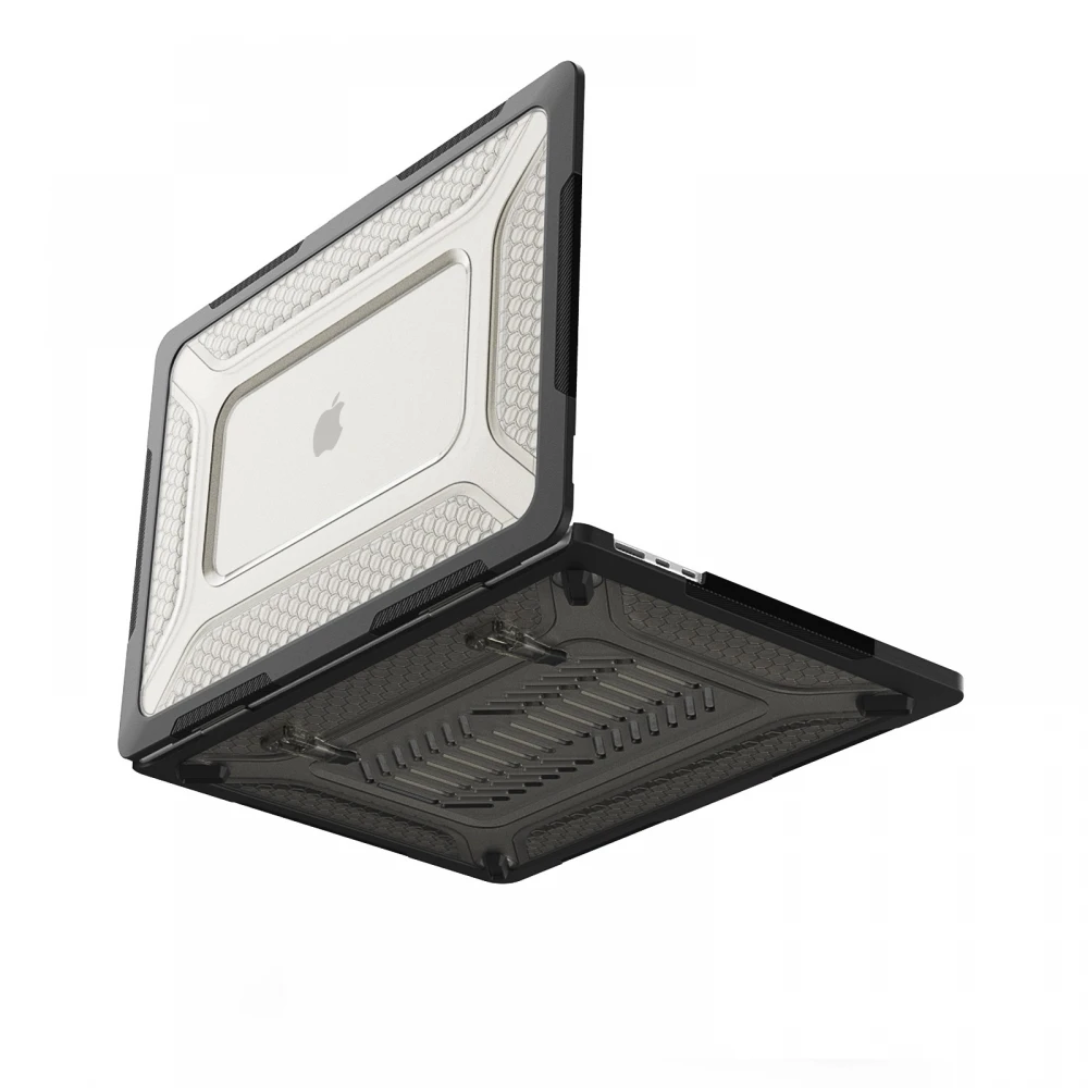 Carcasa de protectie pentru laptop Apple MacBook Pro 14-inch A2442, A2479 - Hard Shell Black