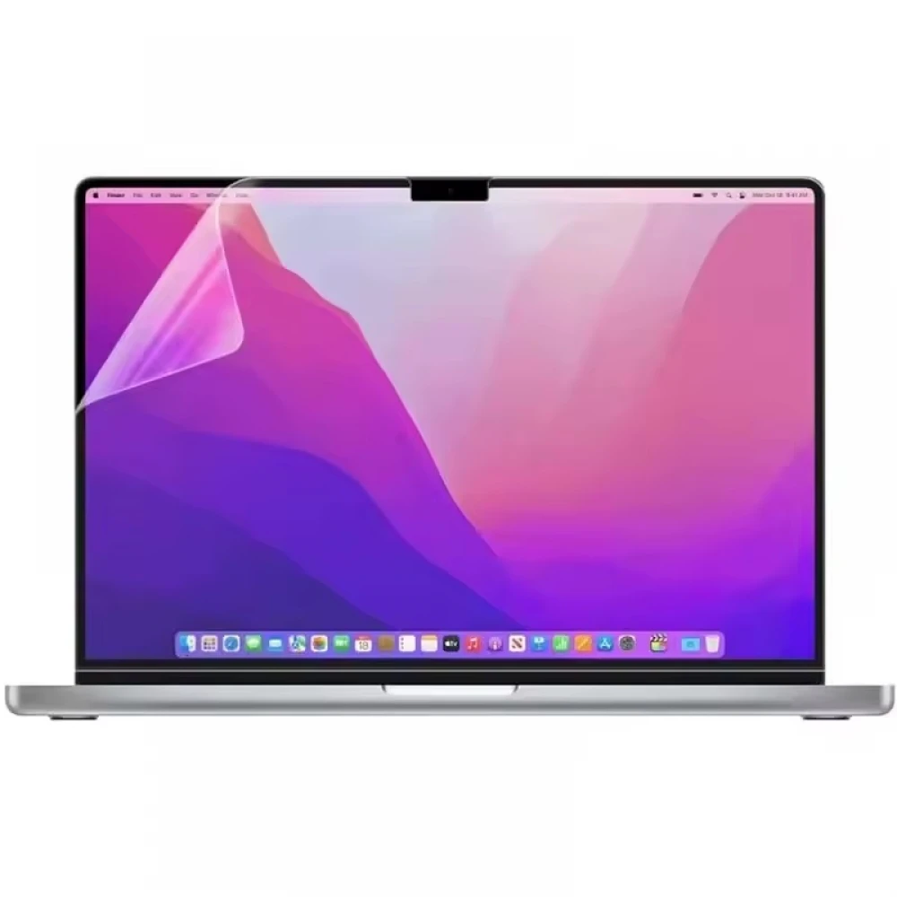 Folie protectie dislay pentru MacBook Pro M1 M2 16 inch A2485, A2780, A2991 - Lucios