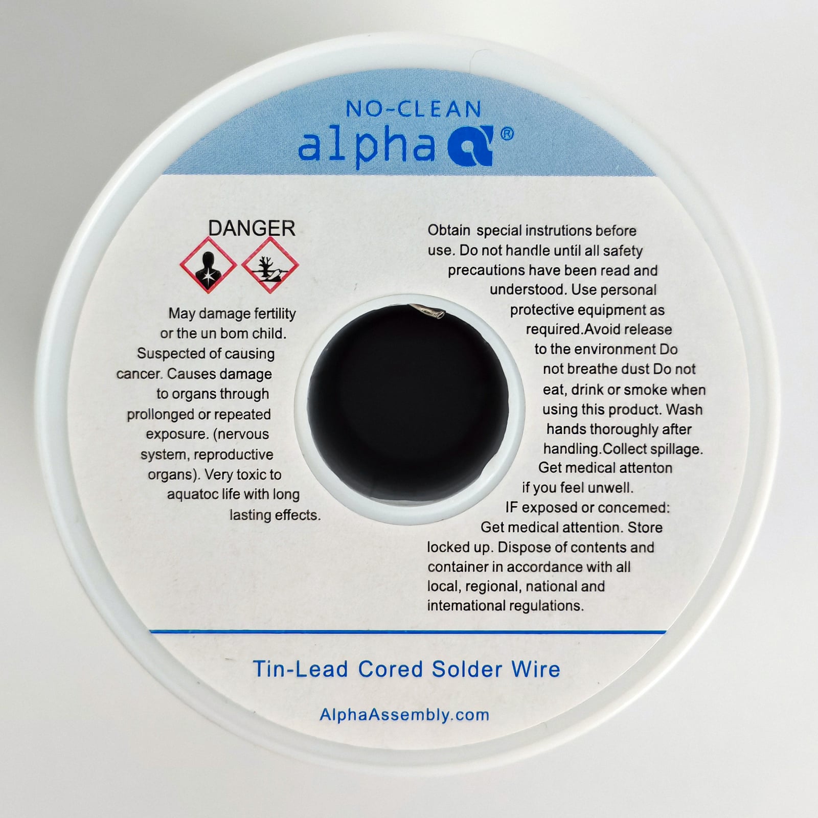 Rola fludor 1kg 63Sn 37Pb, 0.81 mm, Flux 2.0%, Alpha Telecore Plus