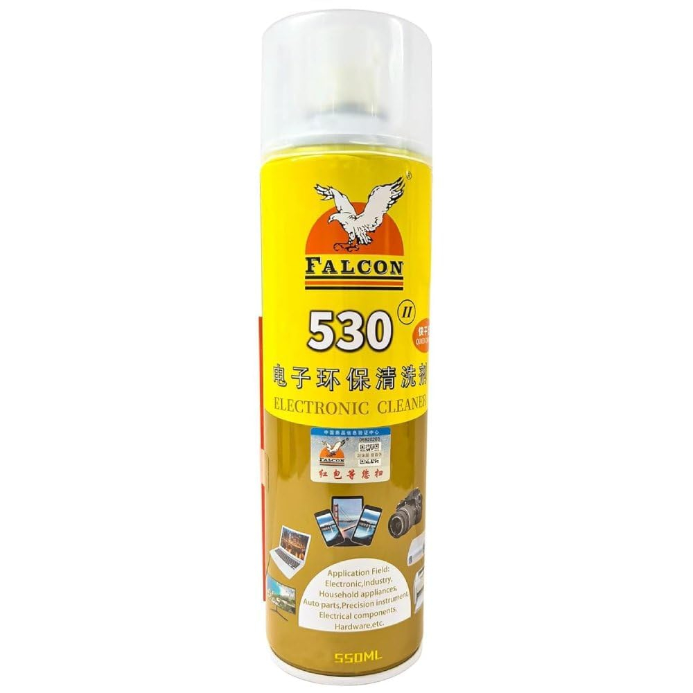 Falcon 530 , Solutie Profesionala pentru Curatare Electronica 550ml, Puternic, Rapid, Sigur pentru Componente Delicate