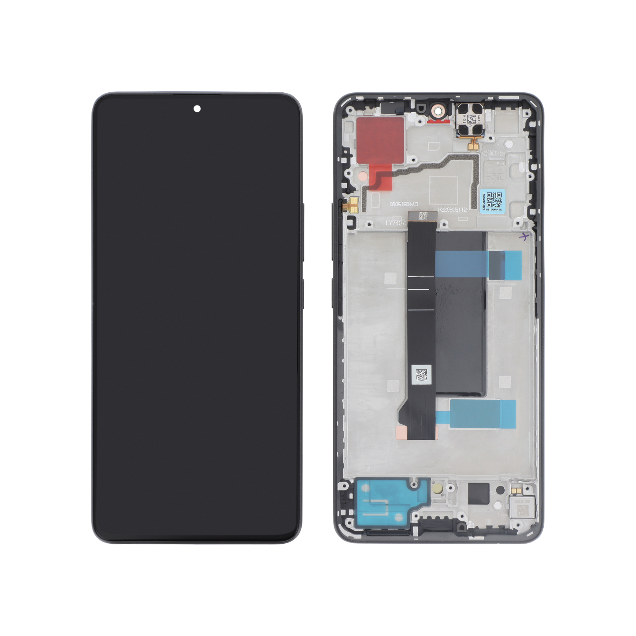 Display complet Xiaomi Poco X6 5G Black Service Pack