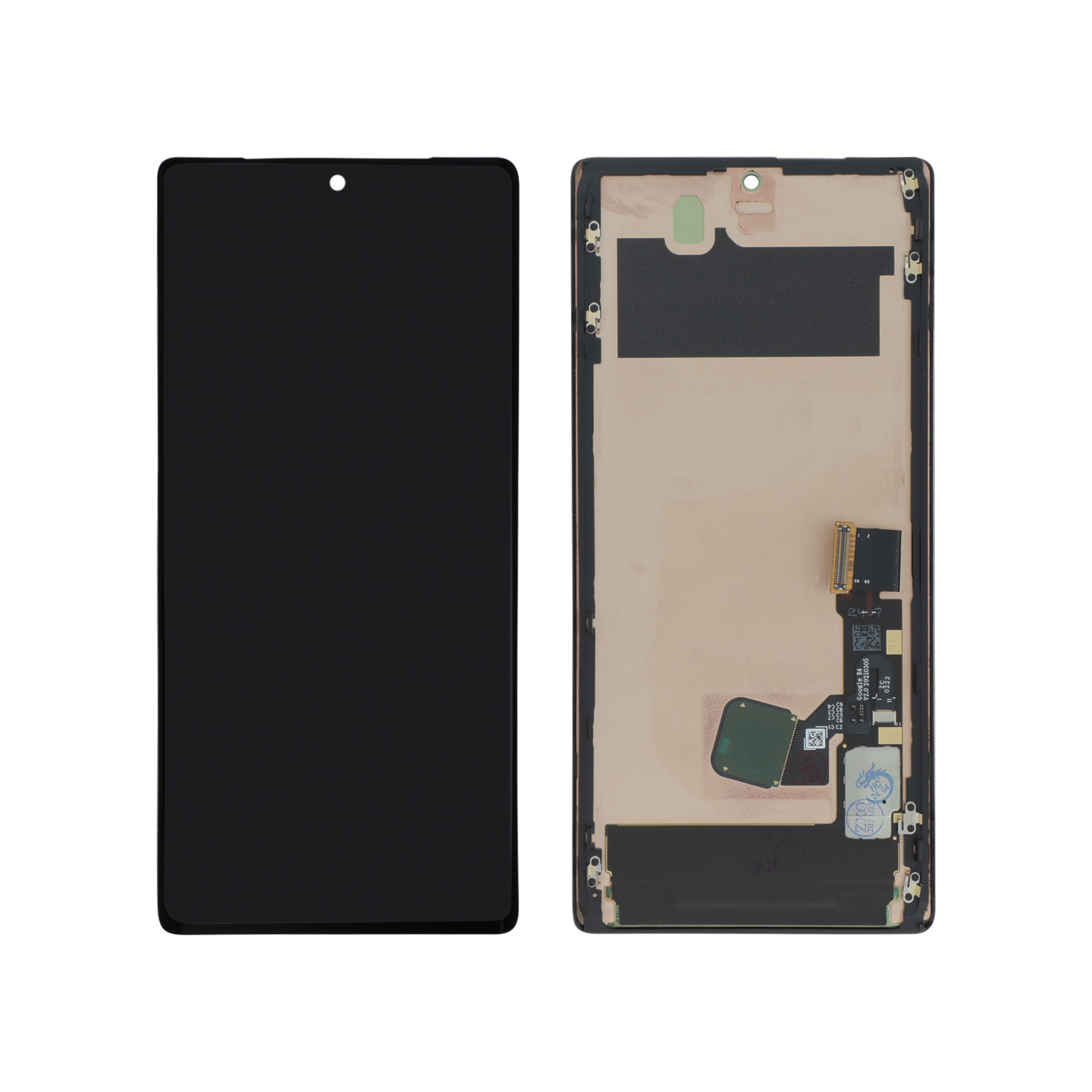 Display complet cu ramă Google Pixel 6 Pro Black Reconditionat OLED