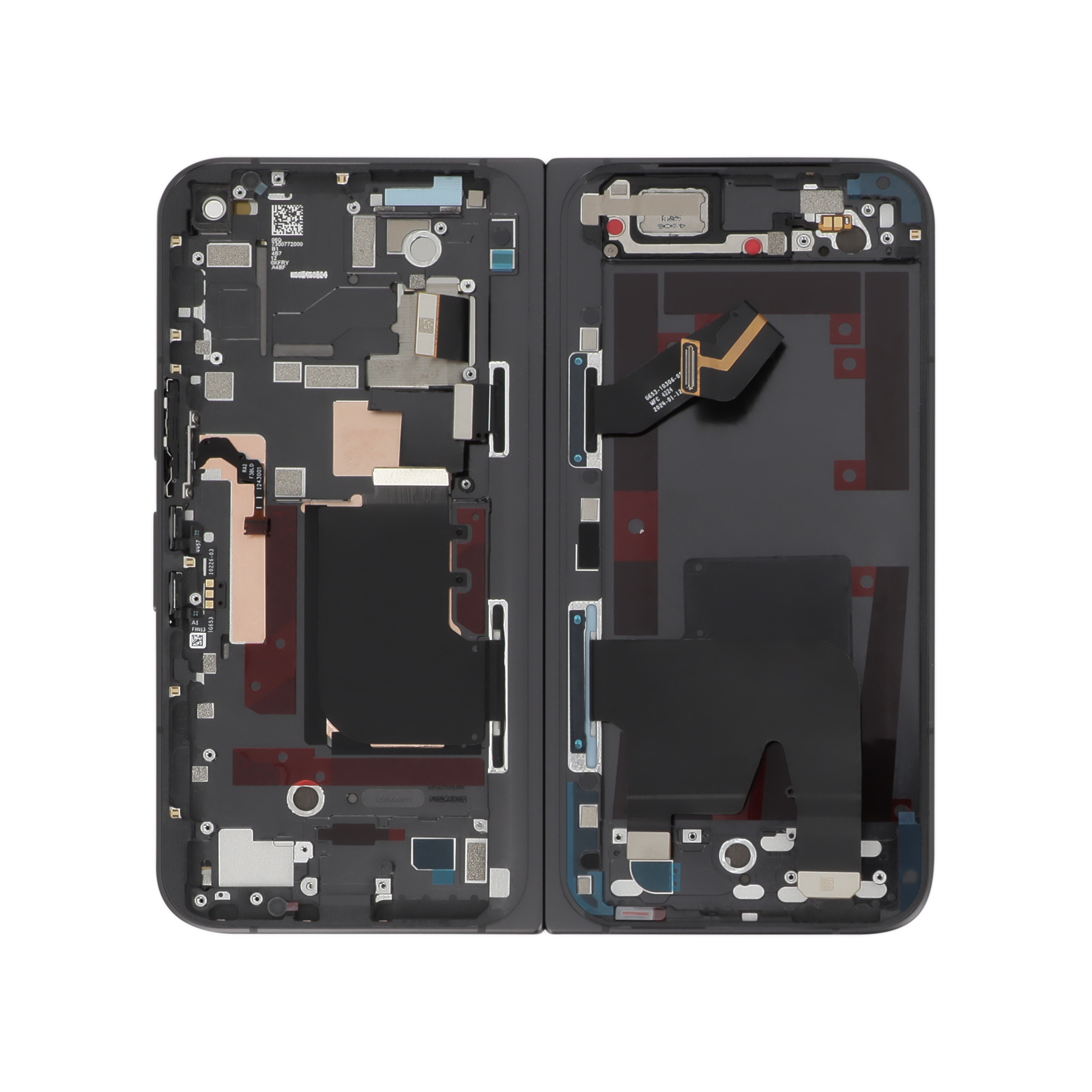 Display complet Google Pixel 9 Pro Fold Black Service Pack