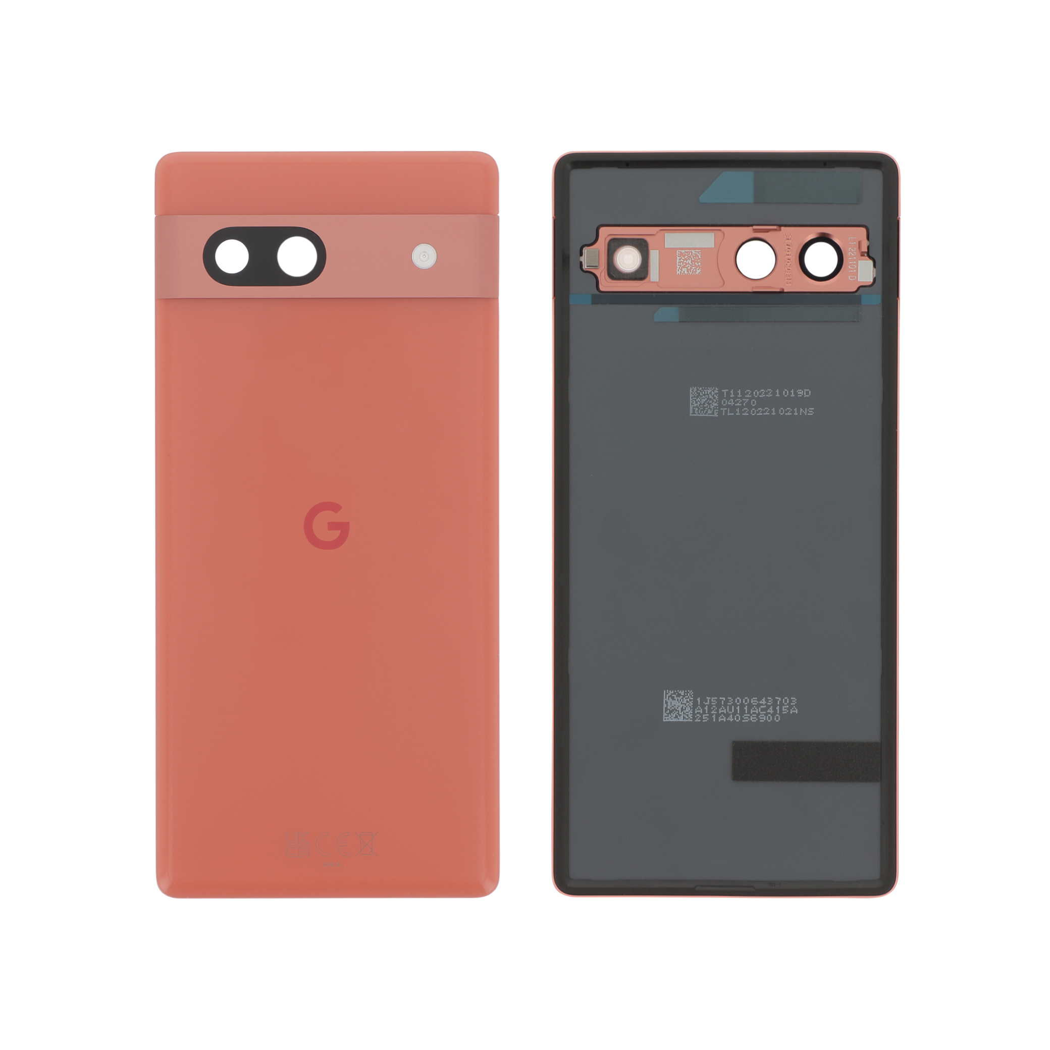 Sticlă capac spate Coral Google Pixel 7A Service Pack
