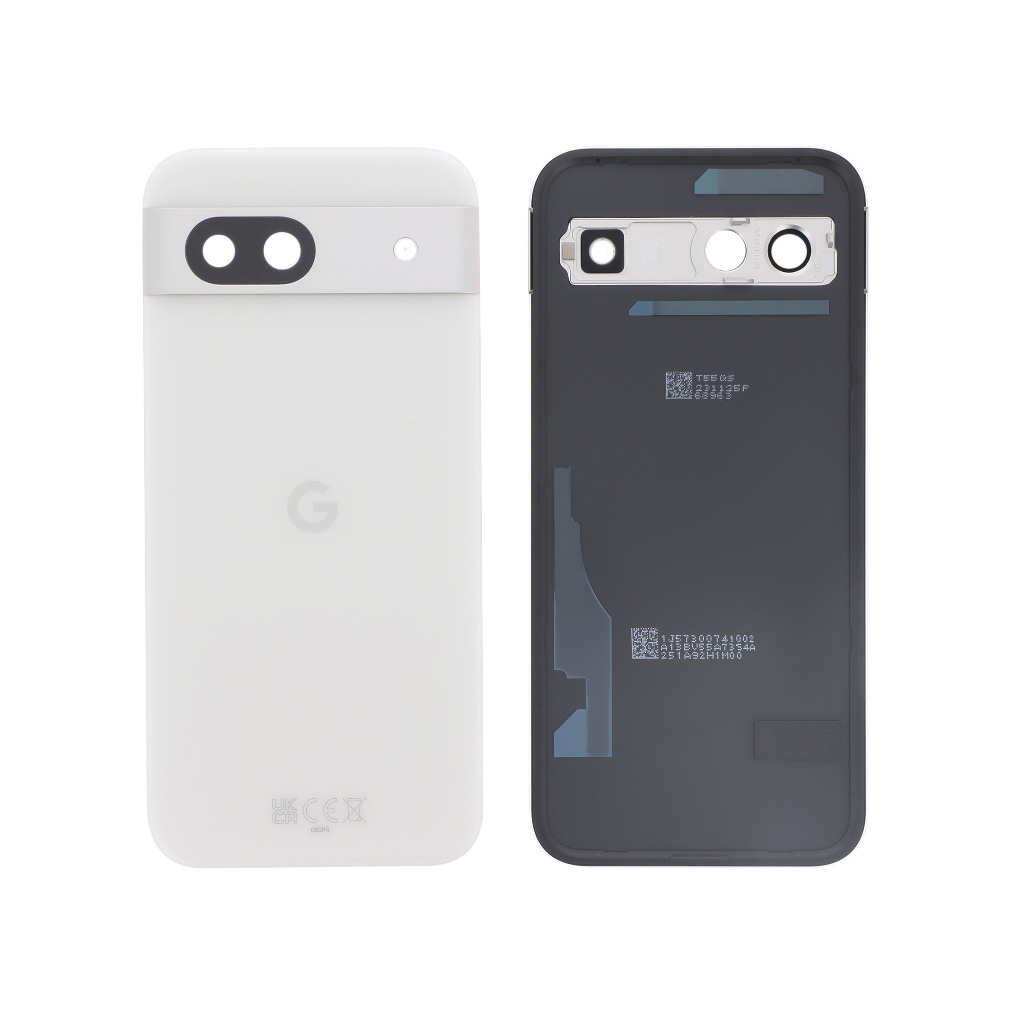Sticlă capac spate Google Pixel 8a Porcelain Service Pack
