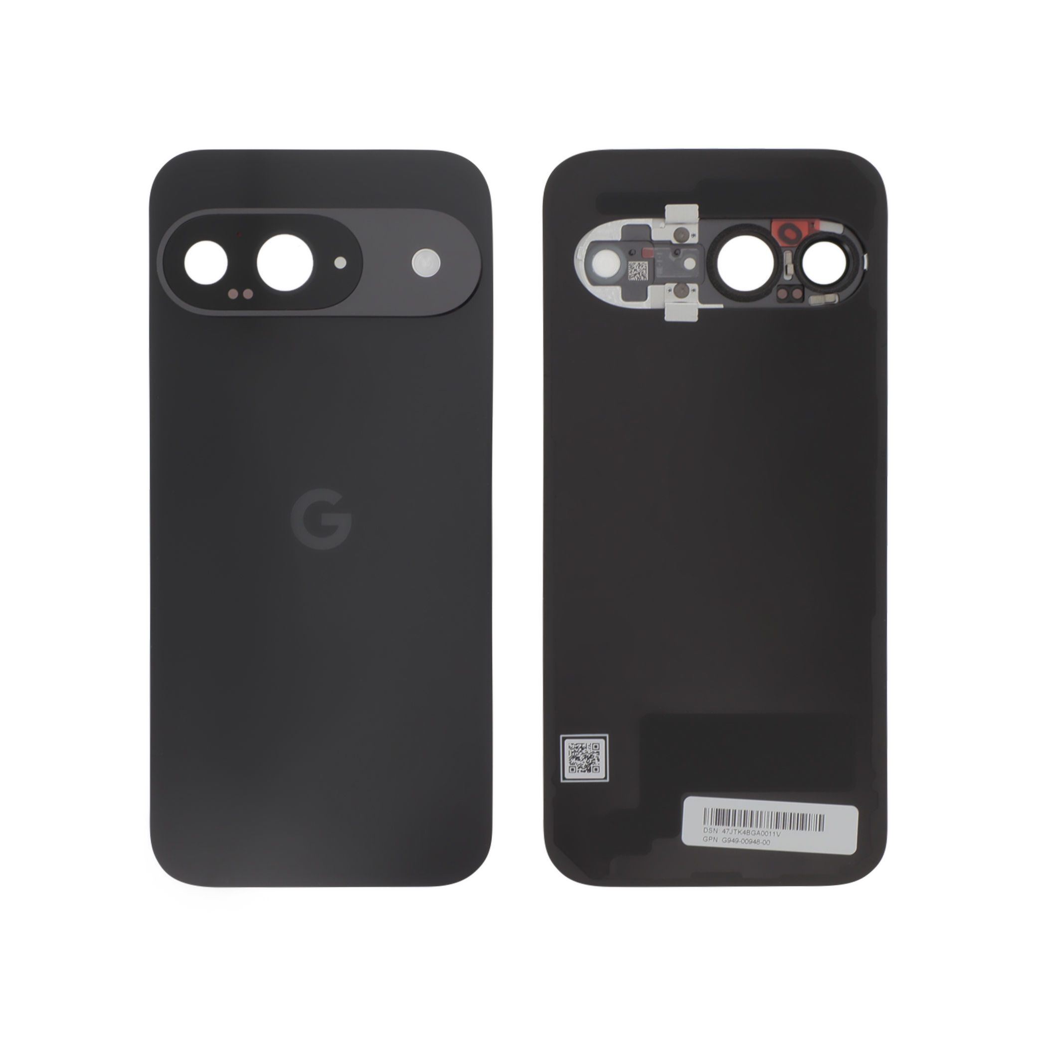 Sticlă capac spate Google Pixel 9 Black Volcanic Service Pack
