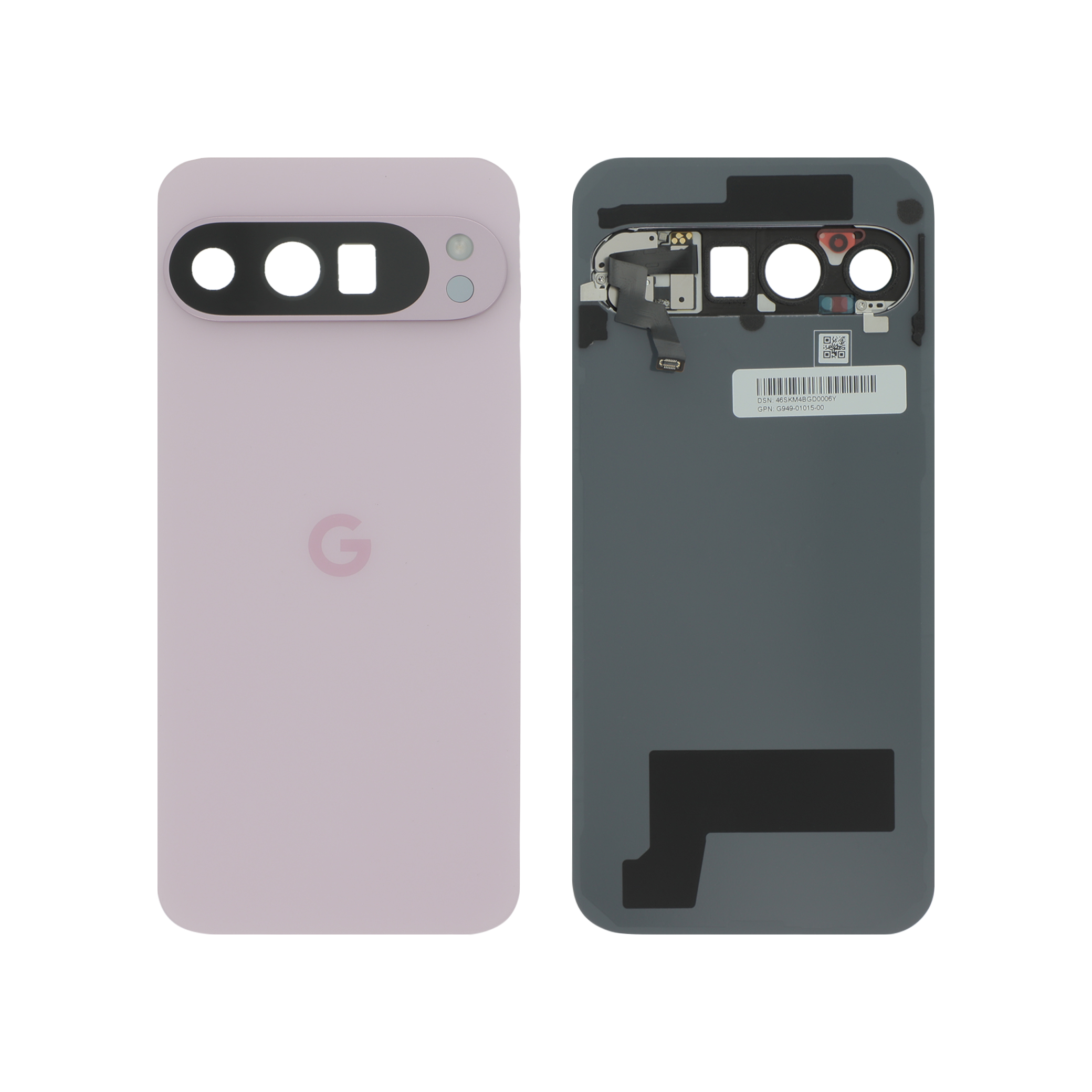 Sticlă capac spate Google Pixel 9 Pro XL Rose Quartz Service Pack