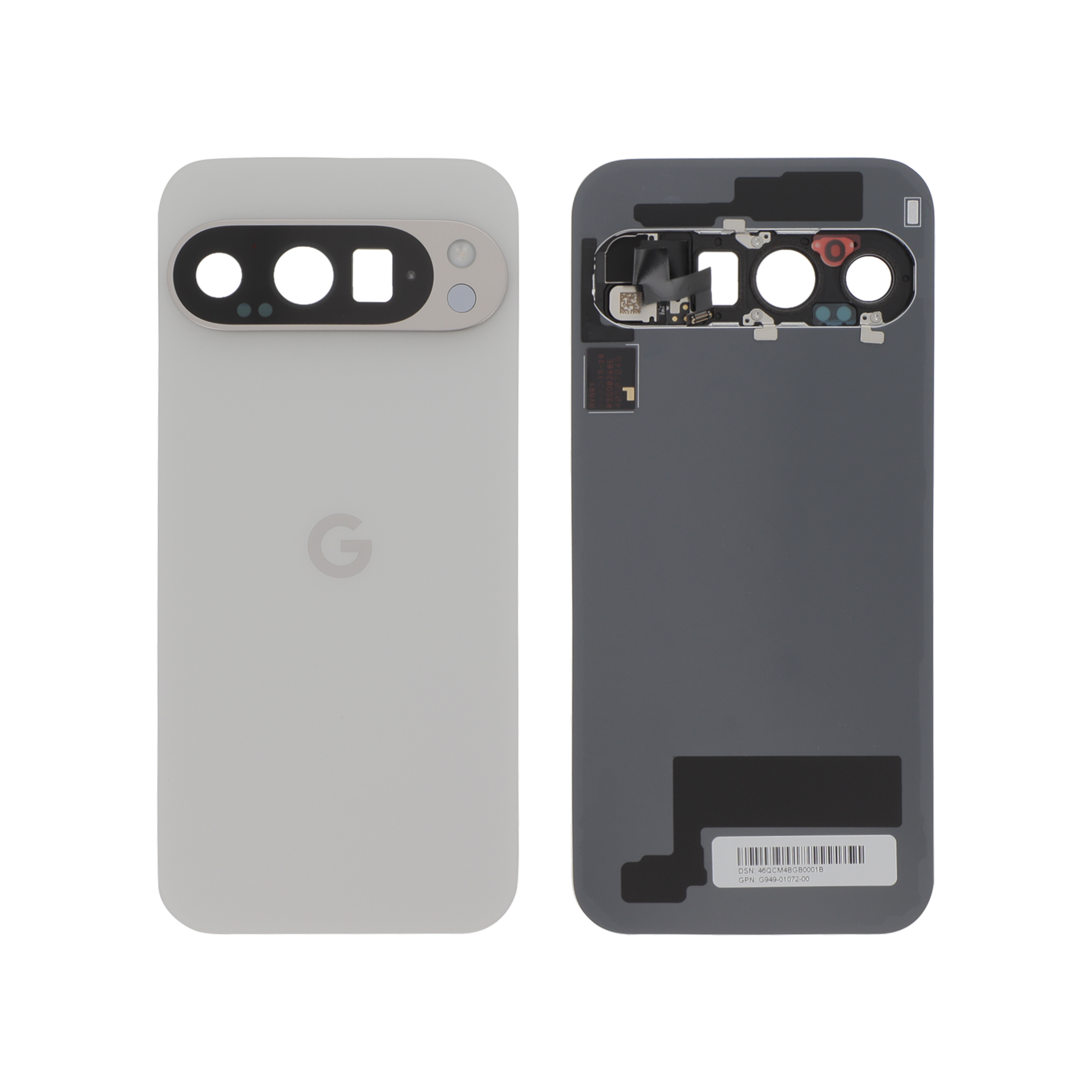 Sticlă capac spate Google Pixel 9 Pro Porcelain Service Pack