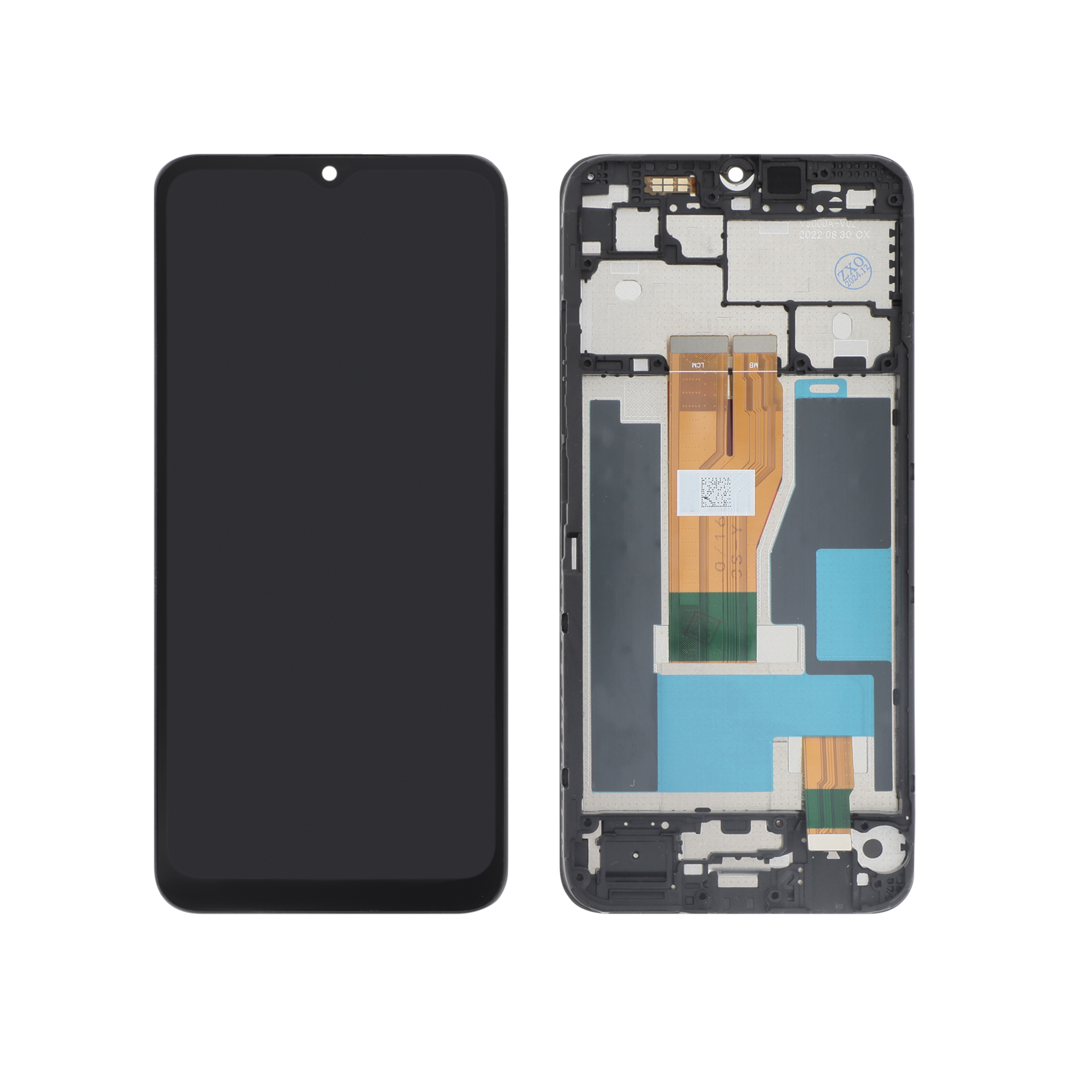 Display complet cu ramă Realme C30 Negru Compatibil