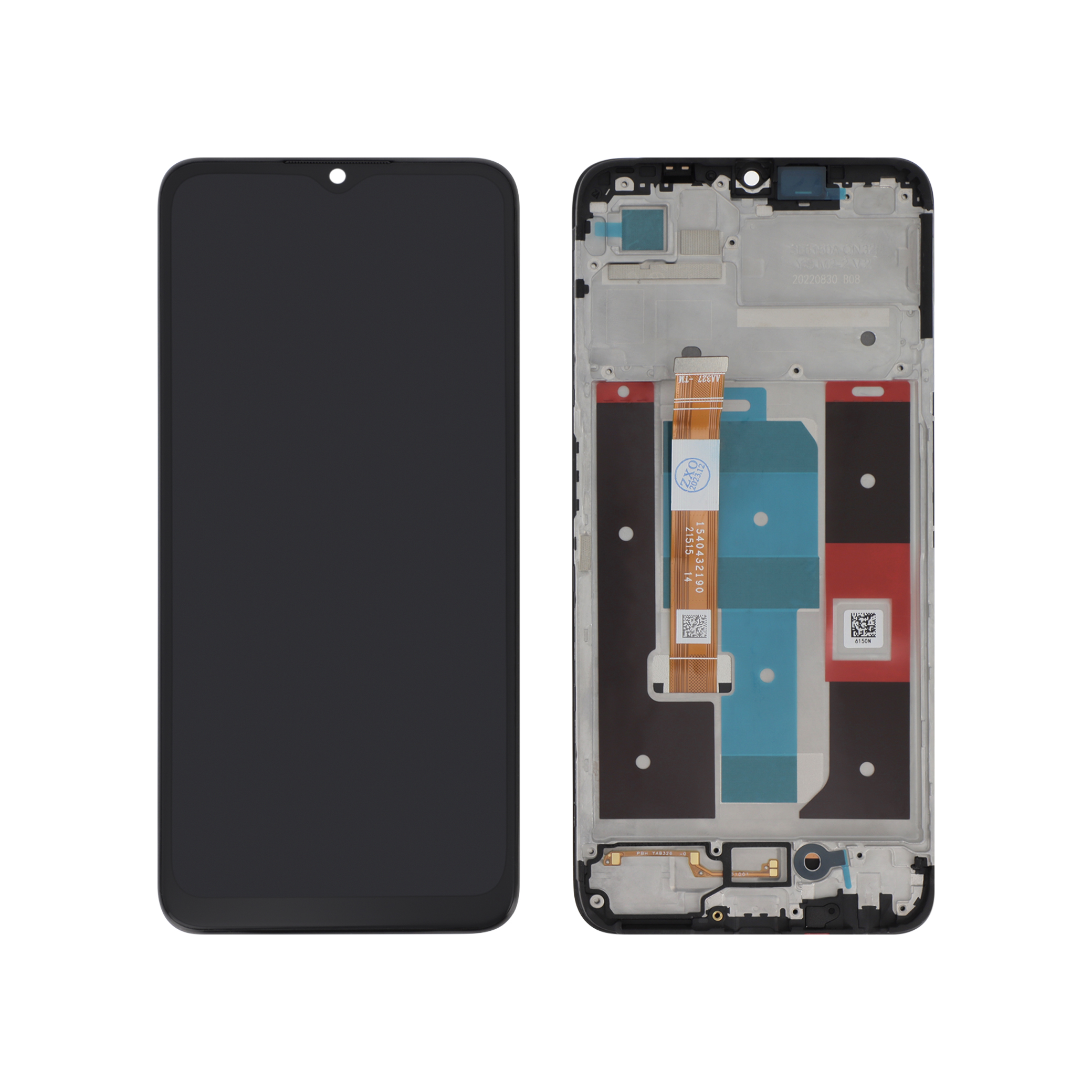 Display complet cu ramă Realme C35 Compatibil