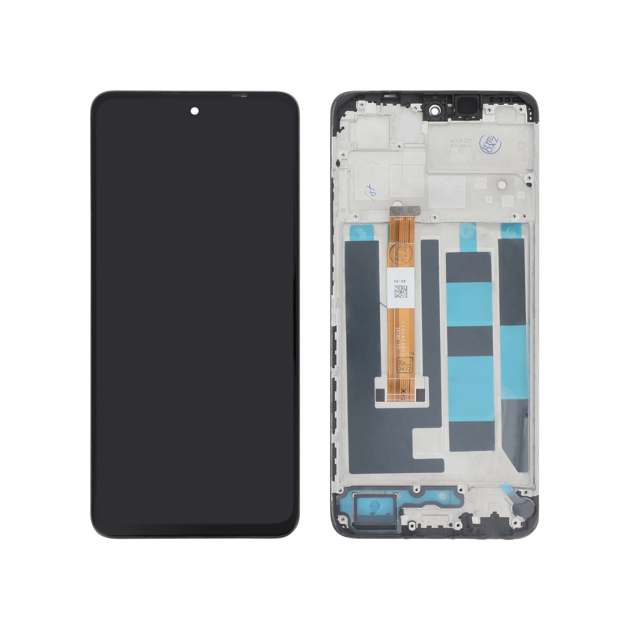 Display complet cu rama Realme C55 Negru Reconditionat
