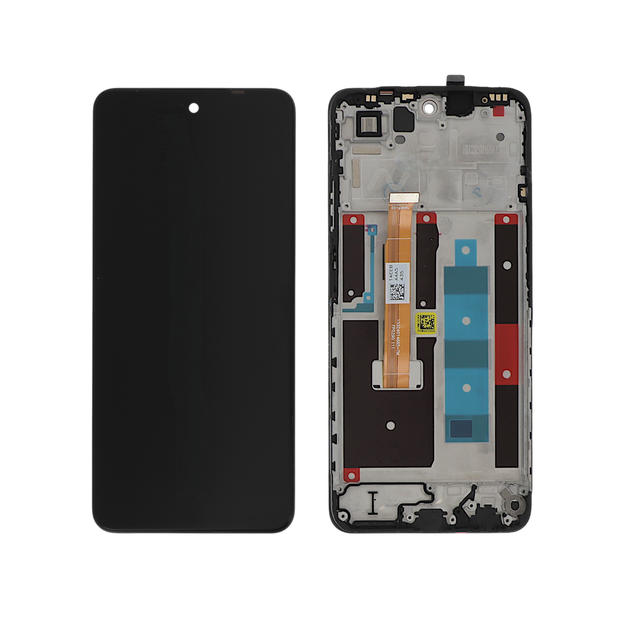 Display complet cu ramă Black Realme 14X 5G / C75 5G / P3 Lite 5G Reconditionat