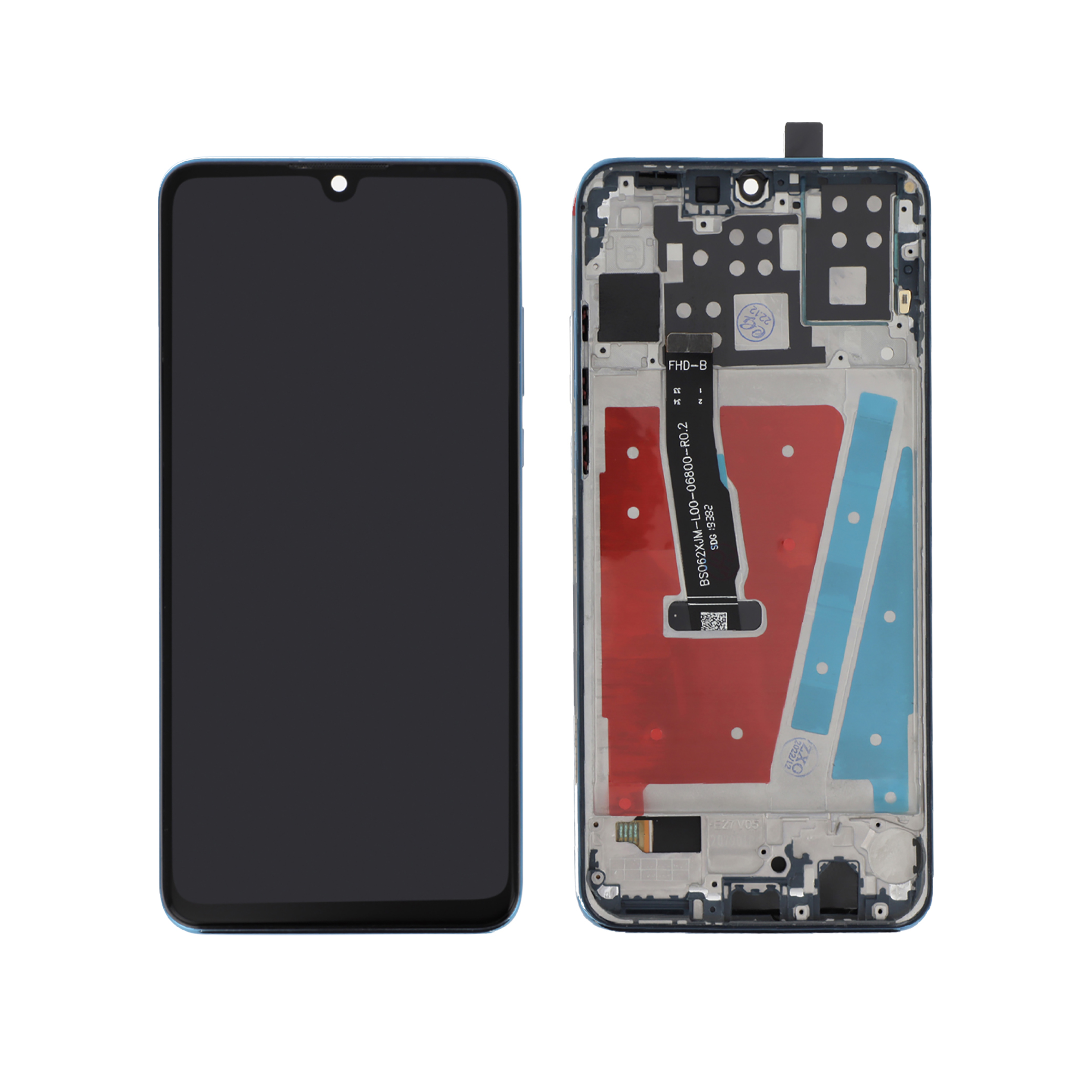 Display complet cu ramă Blue Huawei P30 Lite (48MP) Reconditionat