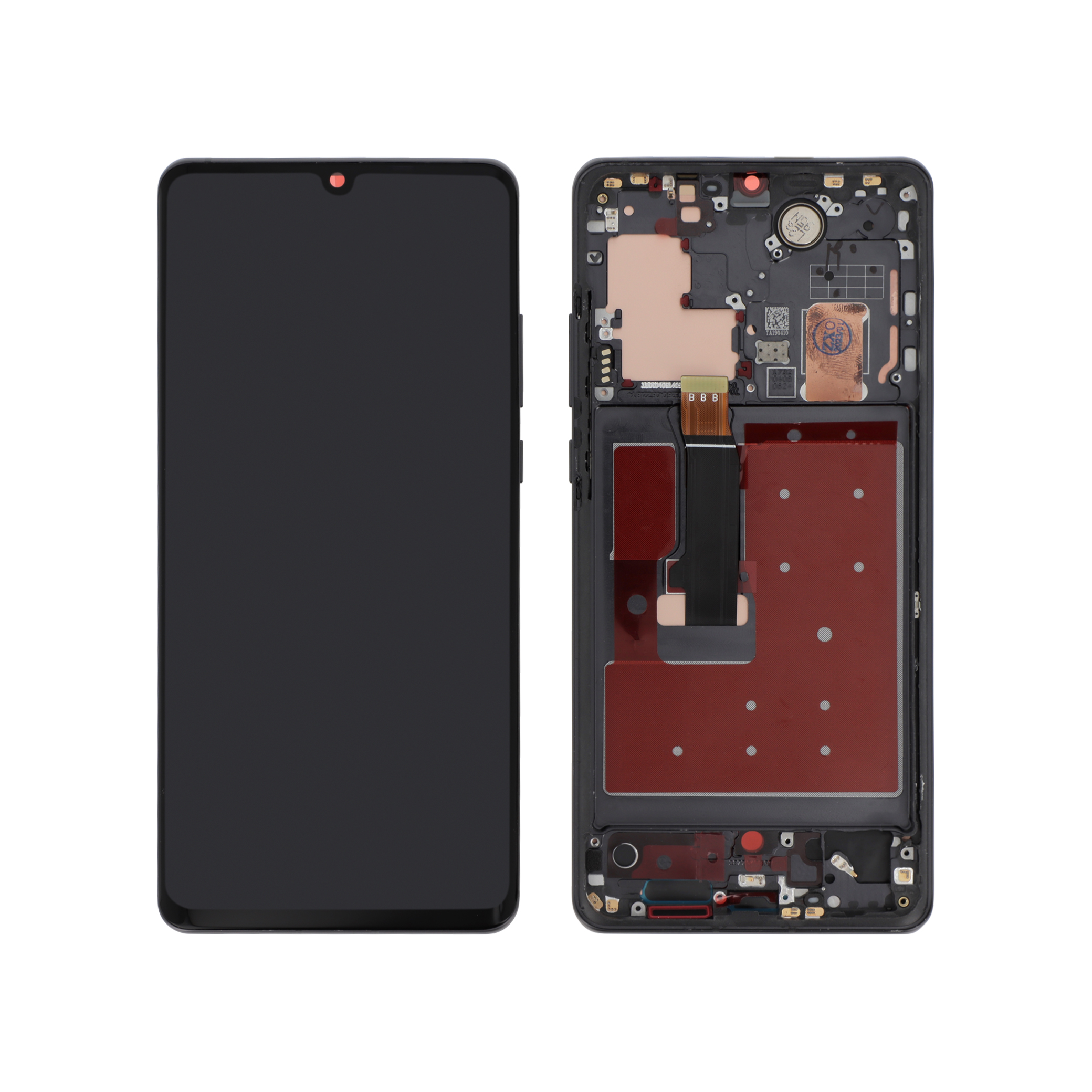Display complet cu ramă Huawei P30 Pro Black Reconditionat