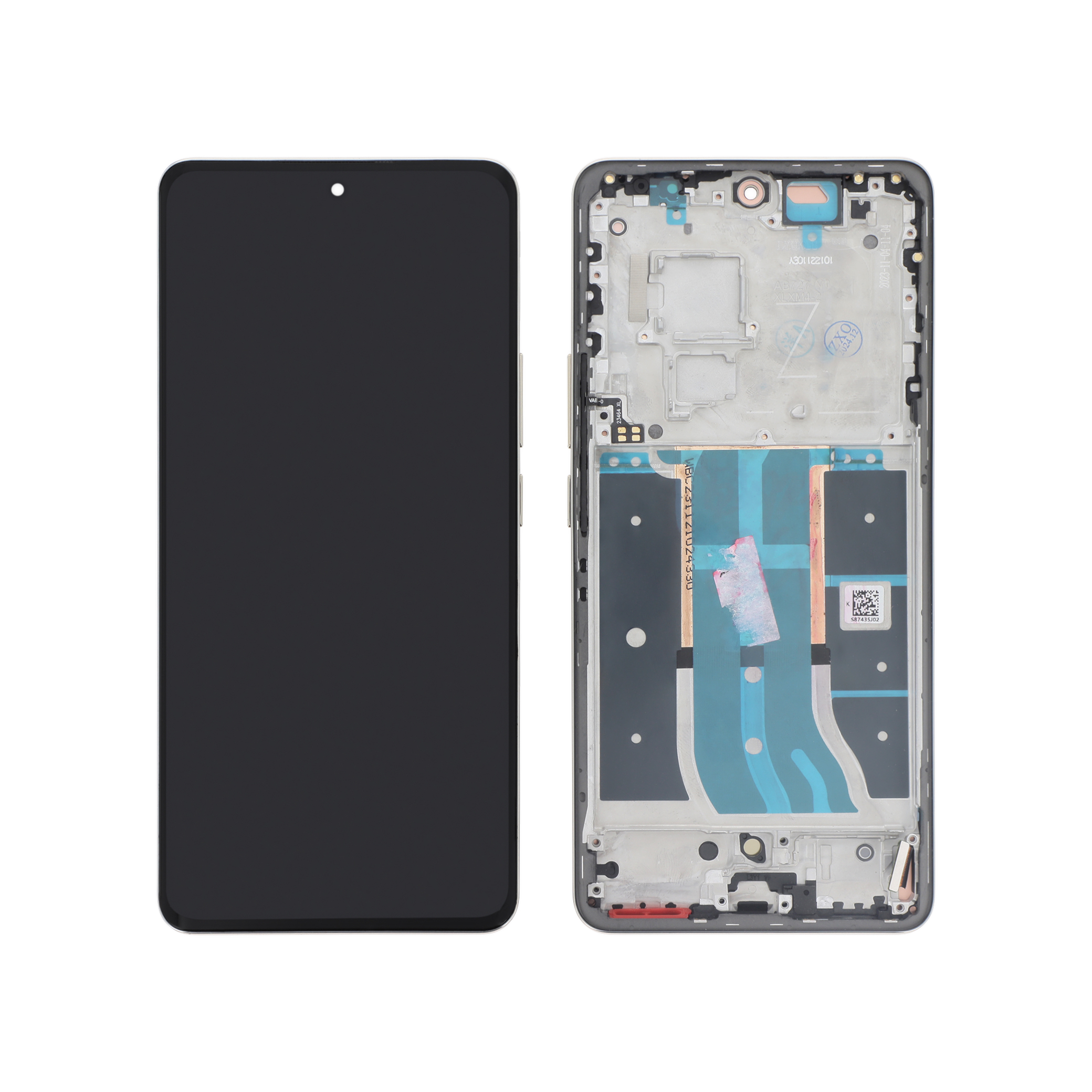 Display complet cu ramă Reconditionat Realme 12 Pro / 12 Pro+ Negru