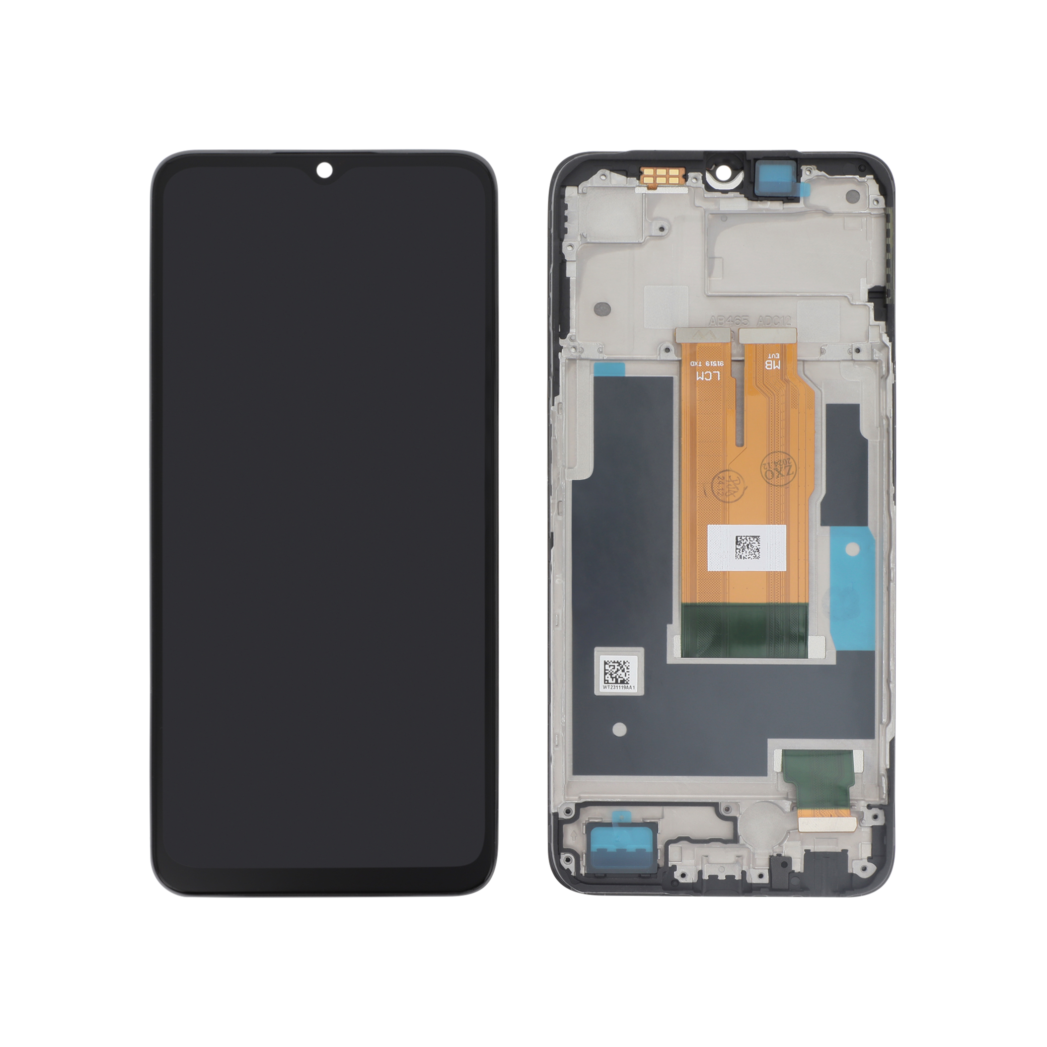 Display complet cu ramă Reconditionat Realme 10 5G Negru