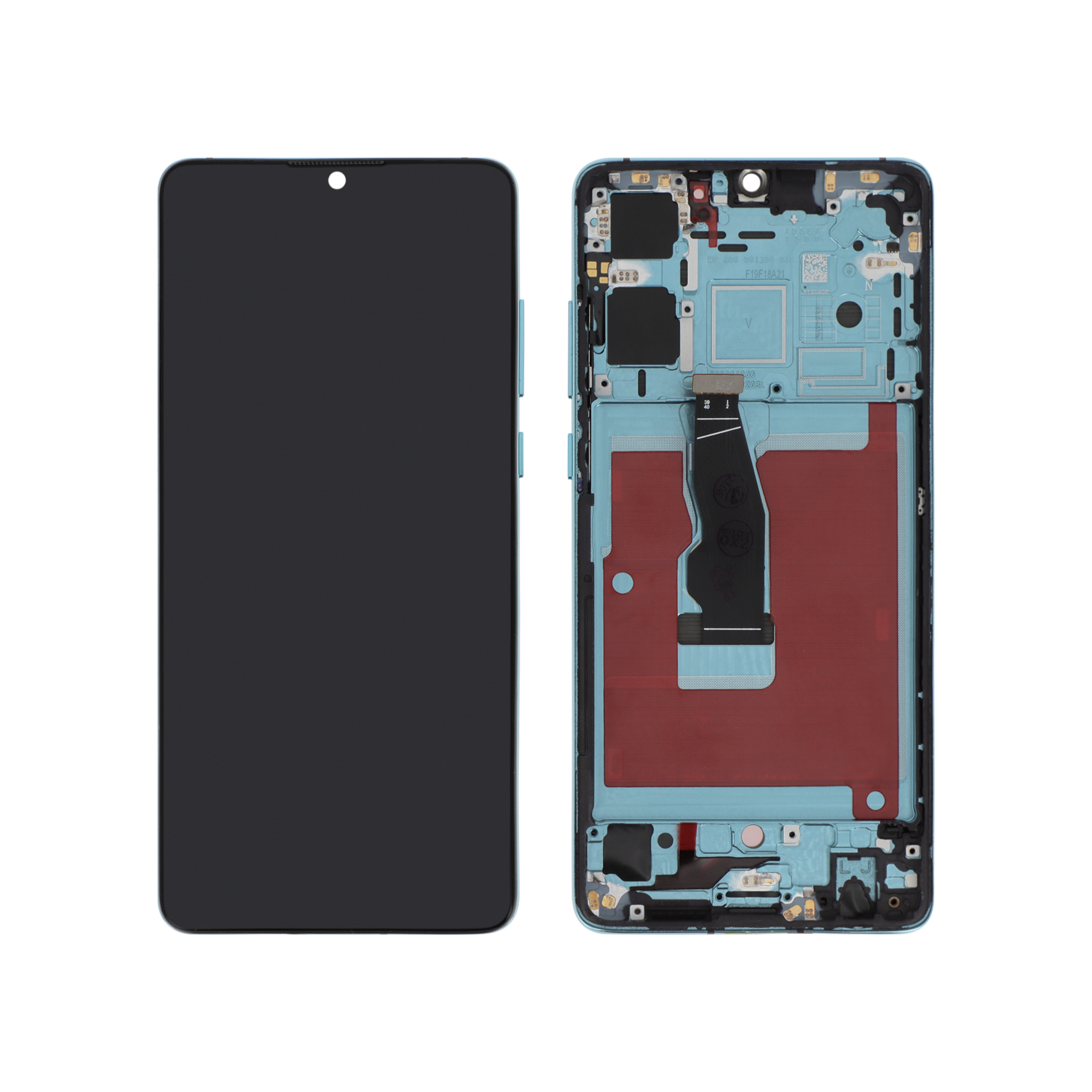 Display complet OLED Huawei P30 cu ramă, Compatibil