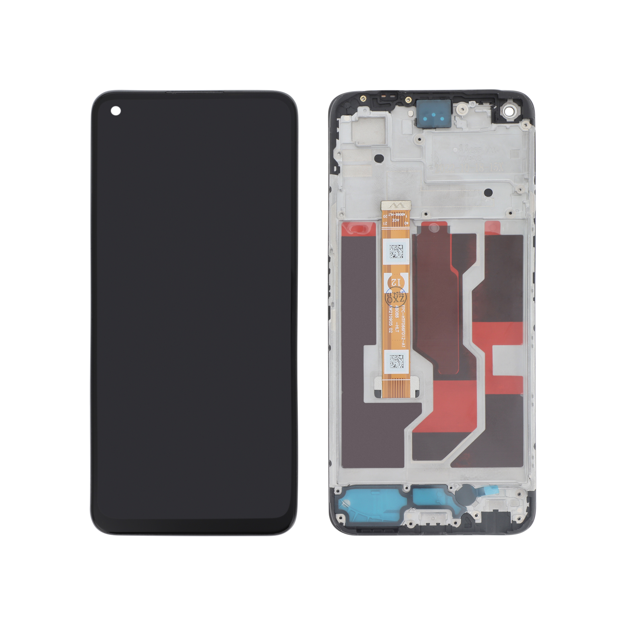 Display complet cu ramă Reconditionat Black Realme 9i