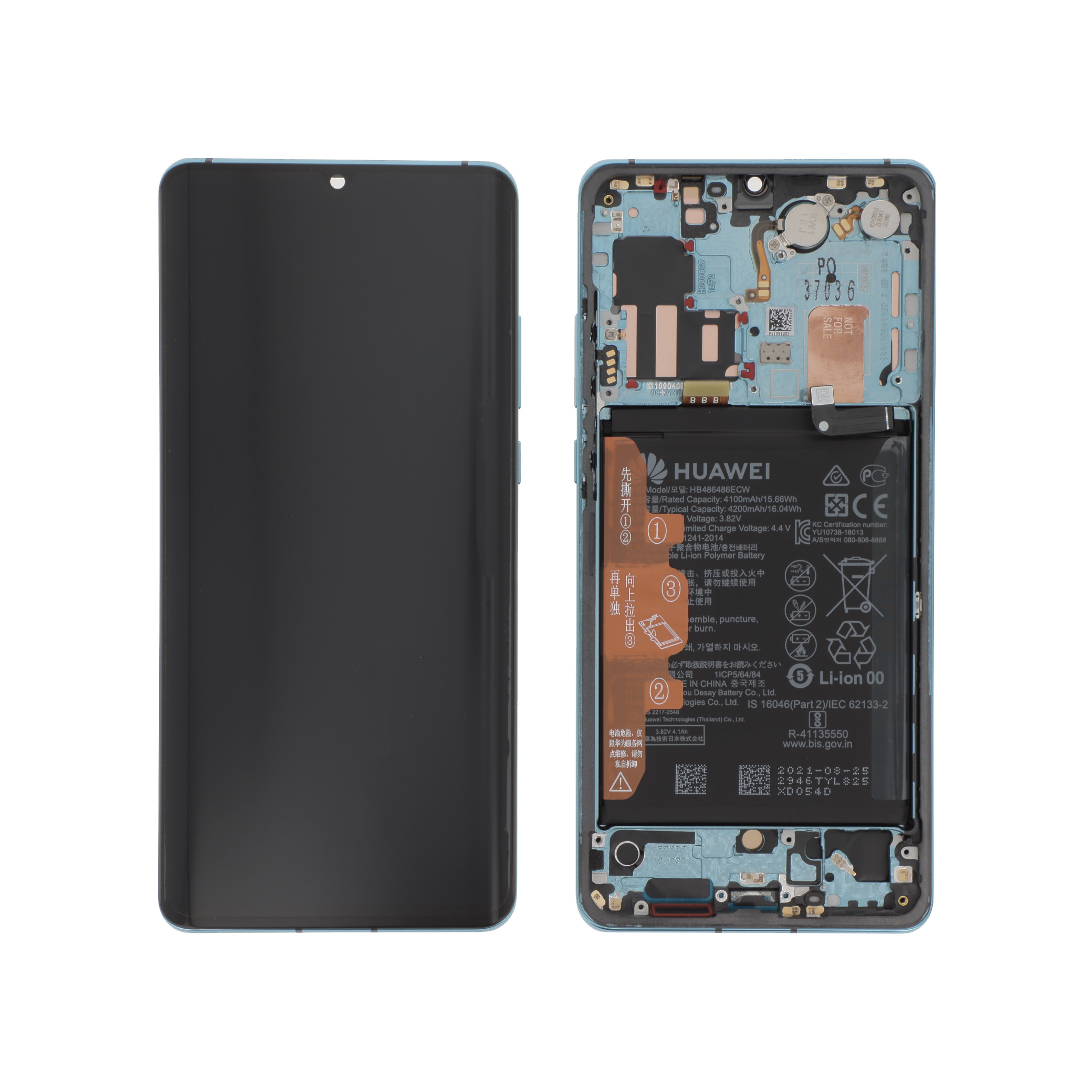 Display complet Huawei P30 Pro / P30 Pro New Edition Blue Aurora Service Pack