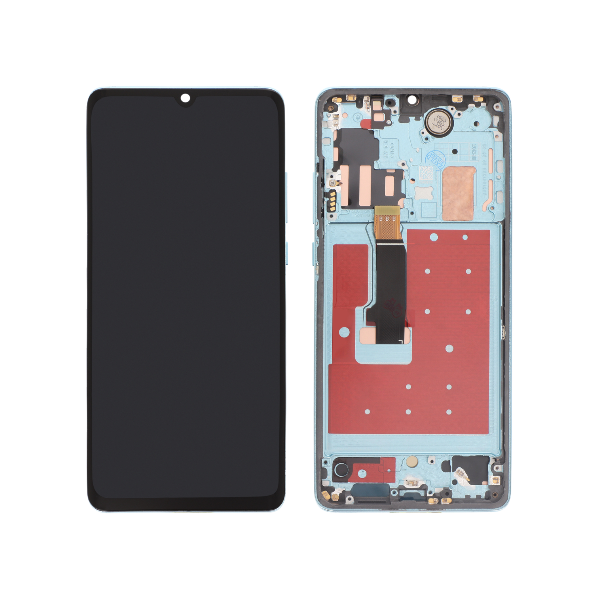 Display complet OLED Aurora cu ramă Huawei P30 Pro