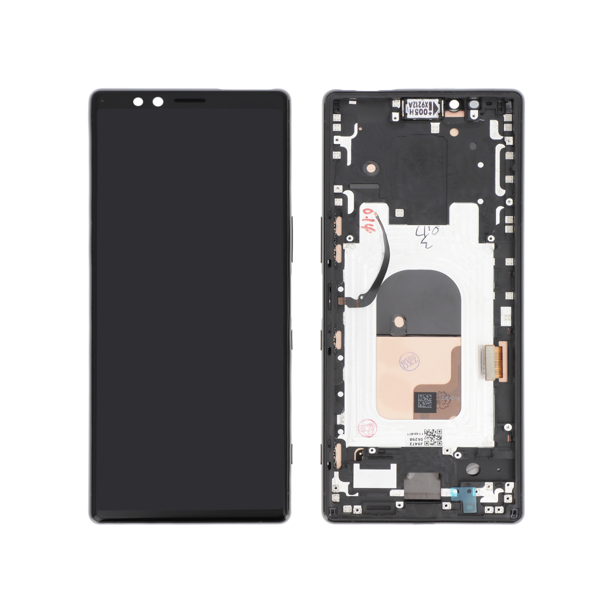 Display complet cu ramă Sony Xperia 1 Negru Reconditionat